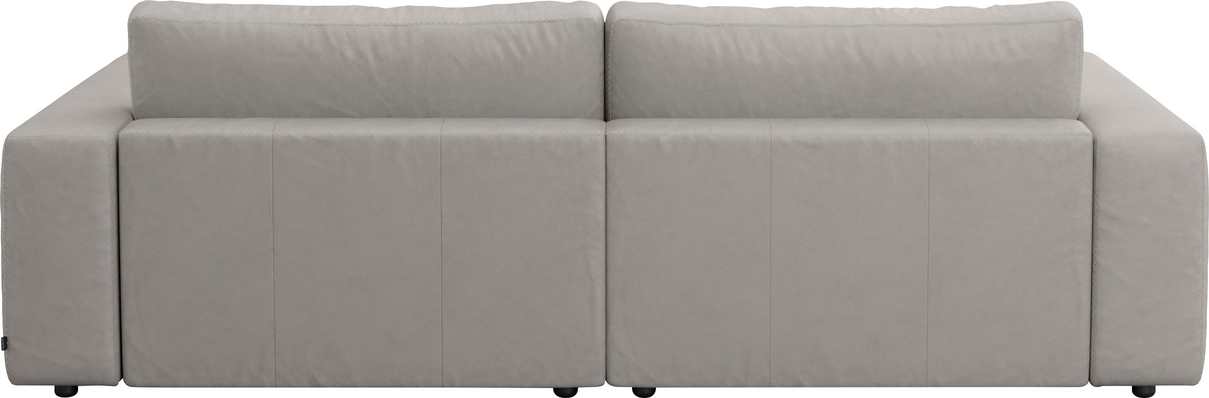 Big-Sofa MUSTERRING "LUCIA", beige (beige bax), B:252cm H:81cm T:124cm, Flachgewebe FLORIS (100% Polyester);Flachgewebe VALMONT (60% Baumwolle/ 40% Leinen);Microfaser CRONA (100% Polyester), Sofas, Big-Sofa, in vielen Qualitäten und 4 unterschiedlichen Nä 3