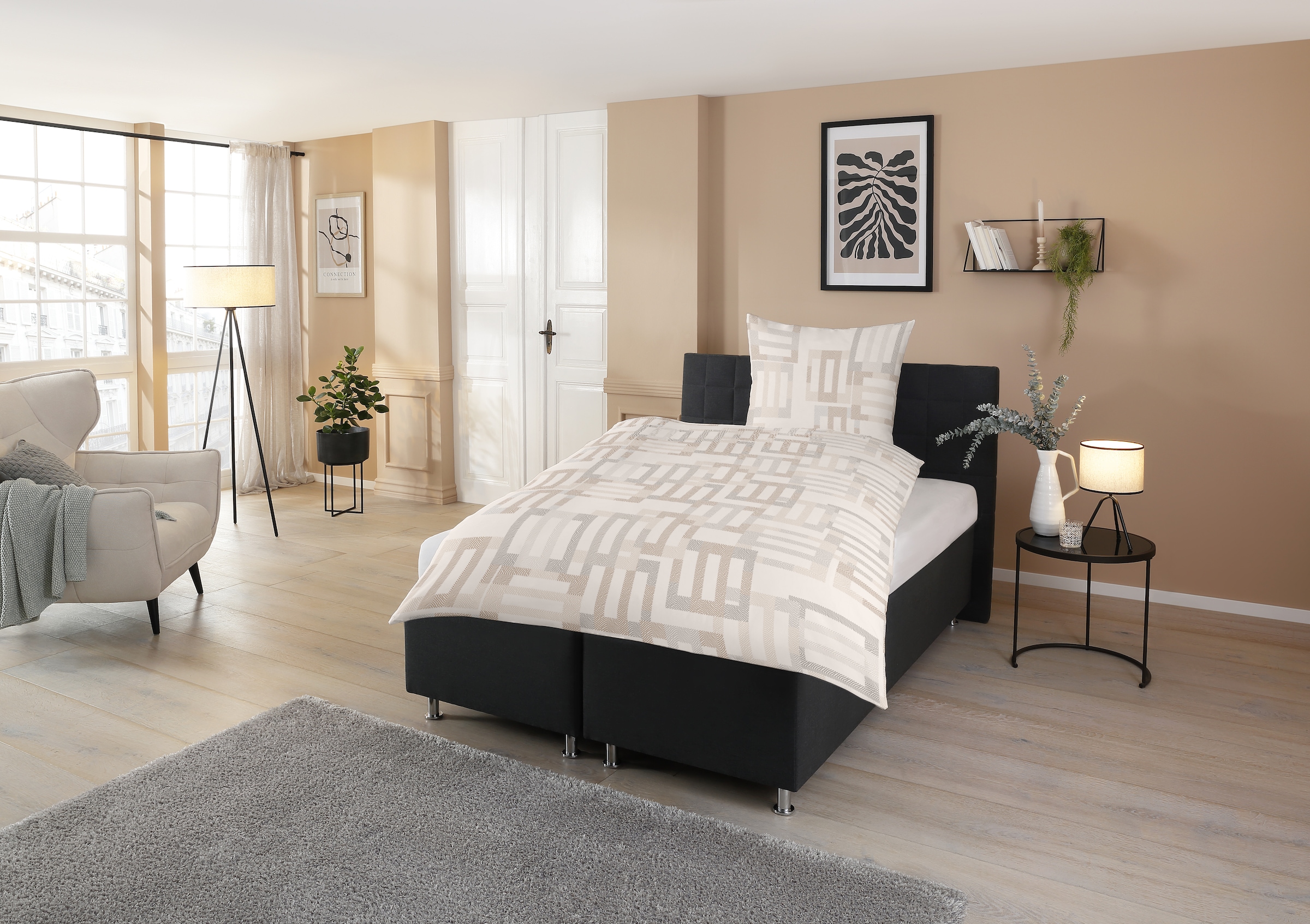 CASATEX Bettwäsche "Yasin" 2 Stk. tlg. grafisch, modern und elegant günstig online kaufen