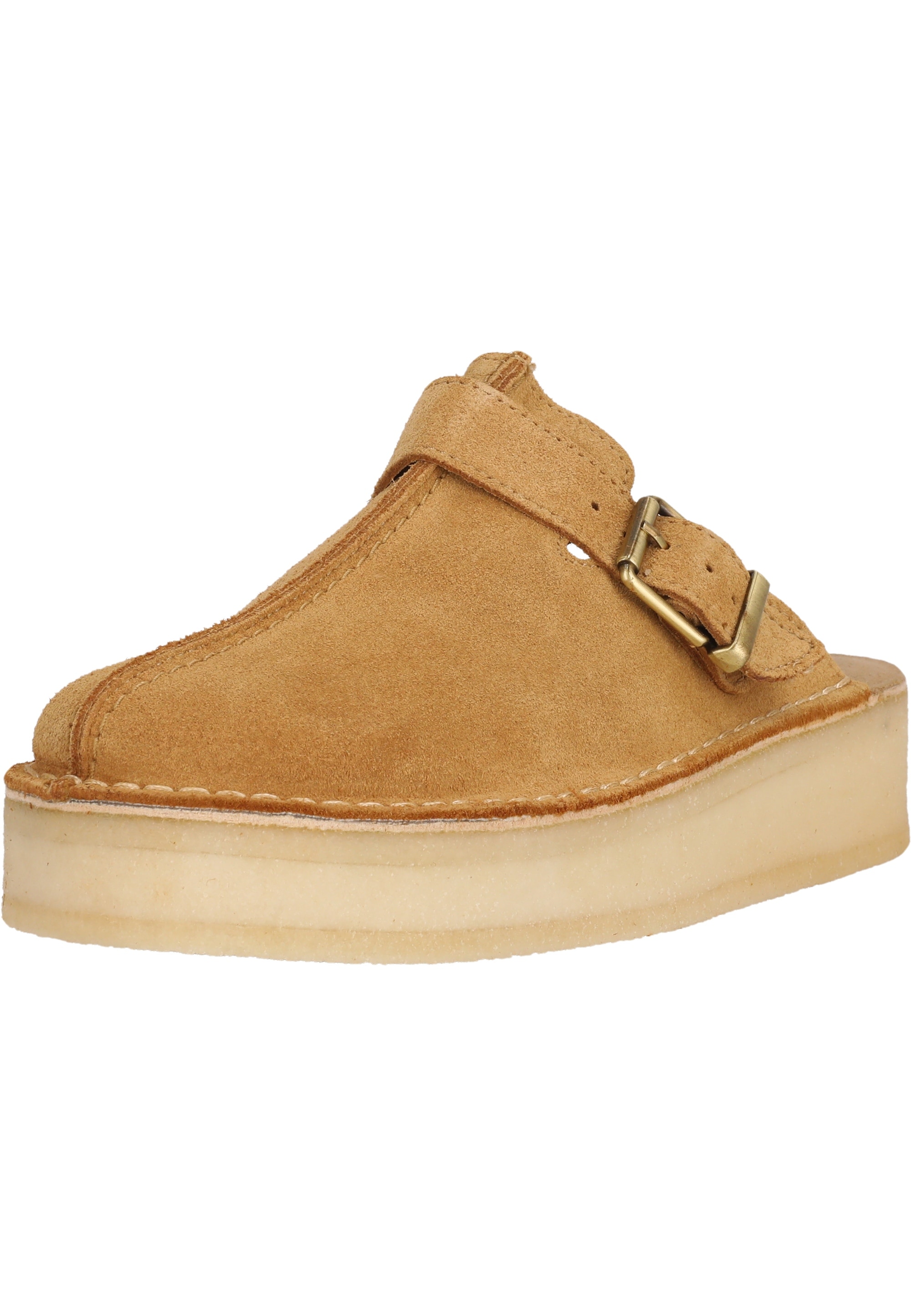 Clarks Pantolette "TrekWedge" im praktischen Slip-On Design mit Naturkrepps günstig online kaufen