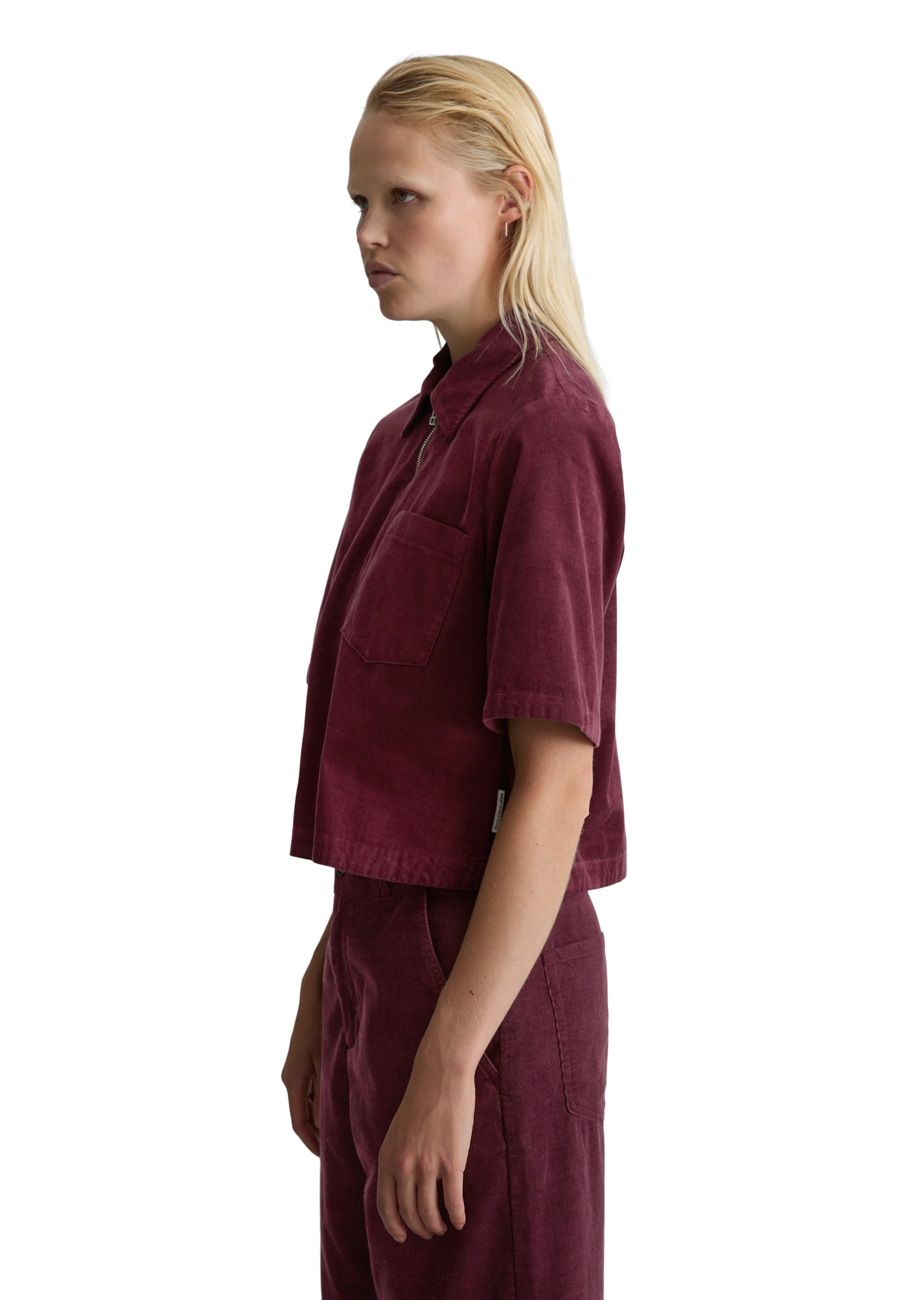 Marc O'Polo DENIM Kurzarmbluse »aus Organic Cotton«