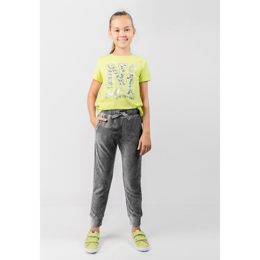 Gulliver Sweathose »Casual Velours-Hosen«