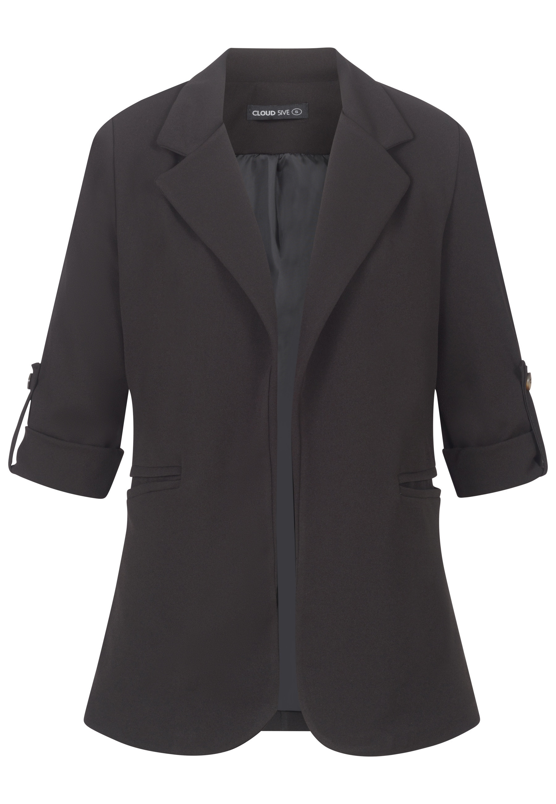 CLOUD 5IVE Allwetterjacke "CLOUD 5IVE Turn-Up 3/4 Sleeve Blazer" 1 Stk. tlg. ohne Kapuze