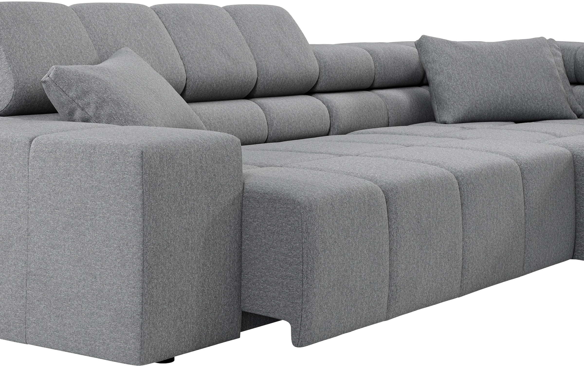 INOSIGN Ecksofa »Ancona incl. Kopfteilverstellung, OTTOs Choice, Breite 319cm, L-Form«, wahlweise motorische Sitztiefenverstellung, auch in Cord + Easy Care