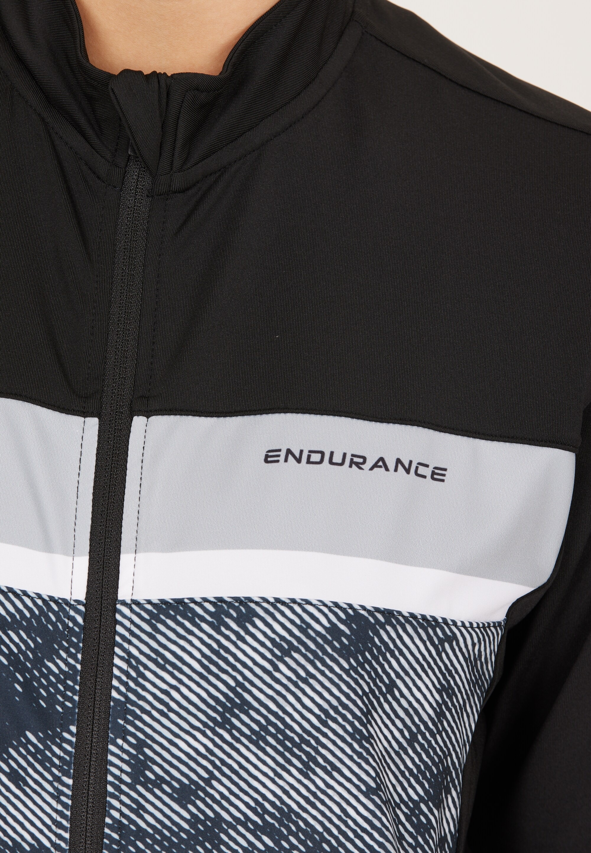 ENDURANCE Funktionsshirt »Dharma« 1 Stk. tlg. mit Quick Dry-Technologie und durchgehendem Reißverschluss