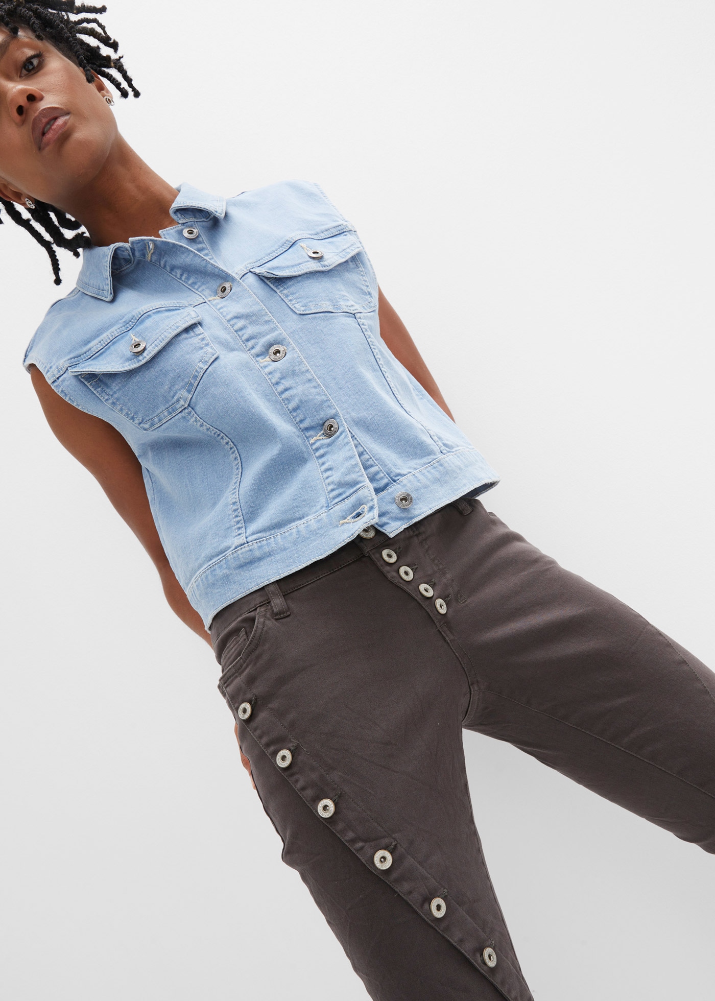 bonprix Webhose  enge Passform im Skinny Fit, mit seitlichen Eingriffstaschen