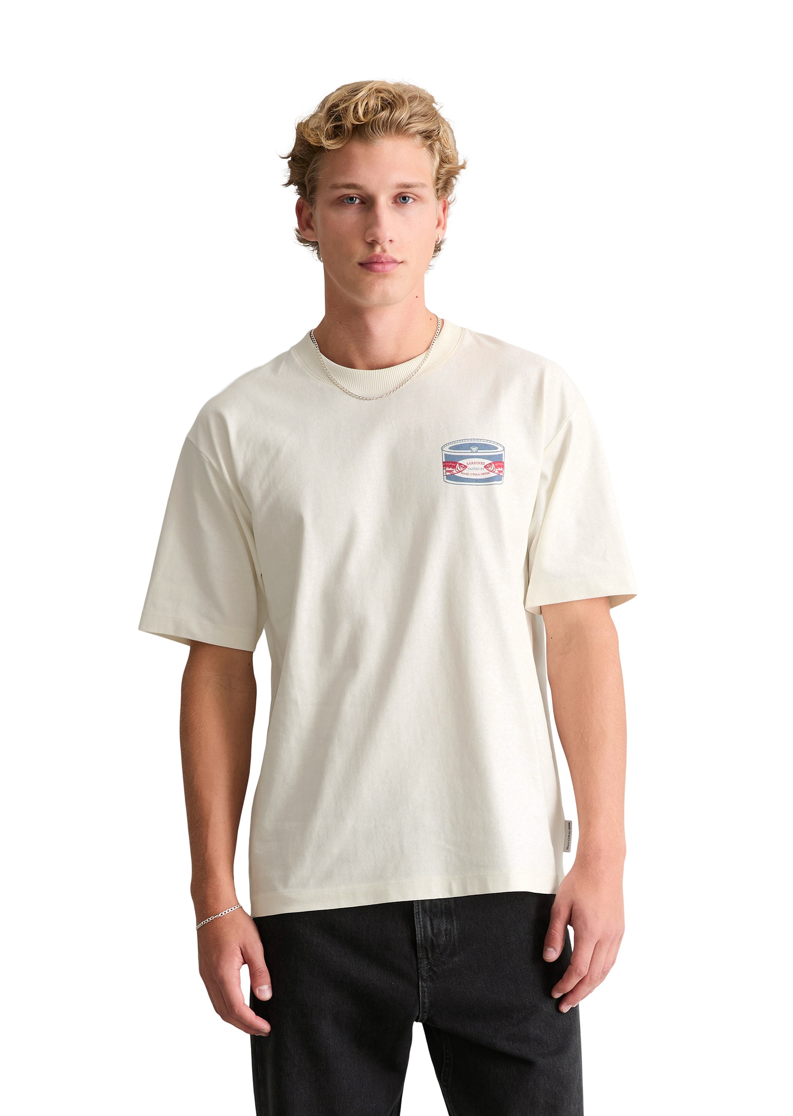 Marc OPolo DENIM T-Shirt "aus schwerem Bio-Baumwoll-Jersey" günstig online kaufen