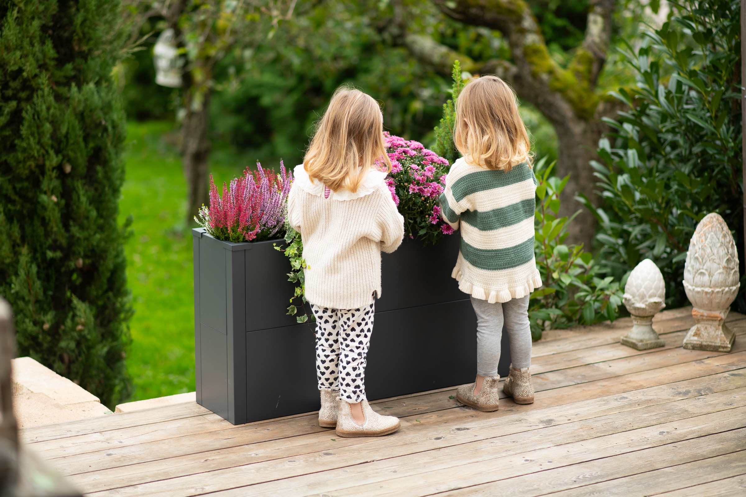 WESTMANN Pflanzkübel »Metall »Talus« in S, M, L oder XL« Anthrazit , in verschiedenen Größen erhältlich