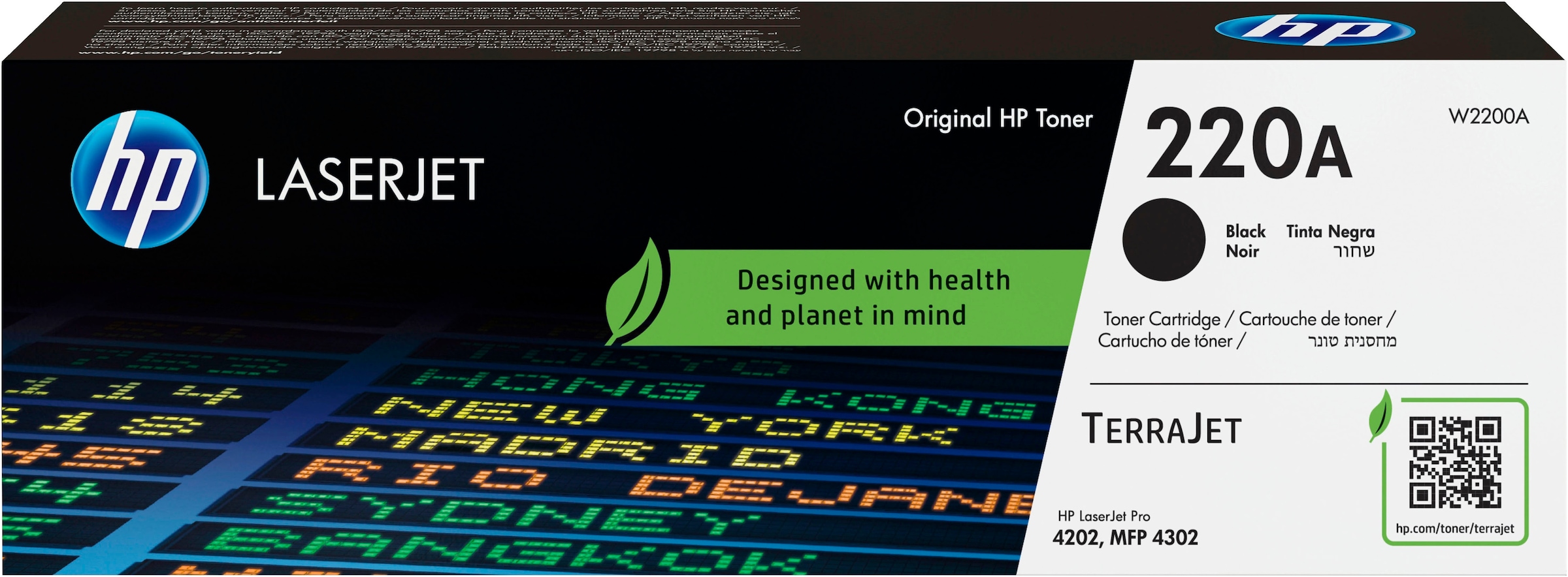 HP Tonerpatrone "HP original Toner 220 Größen A+X, Farben:B/C/M/Y", schwarz, Tonerpatronen