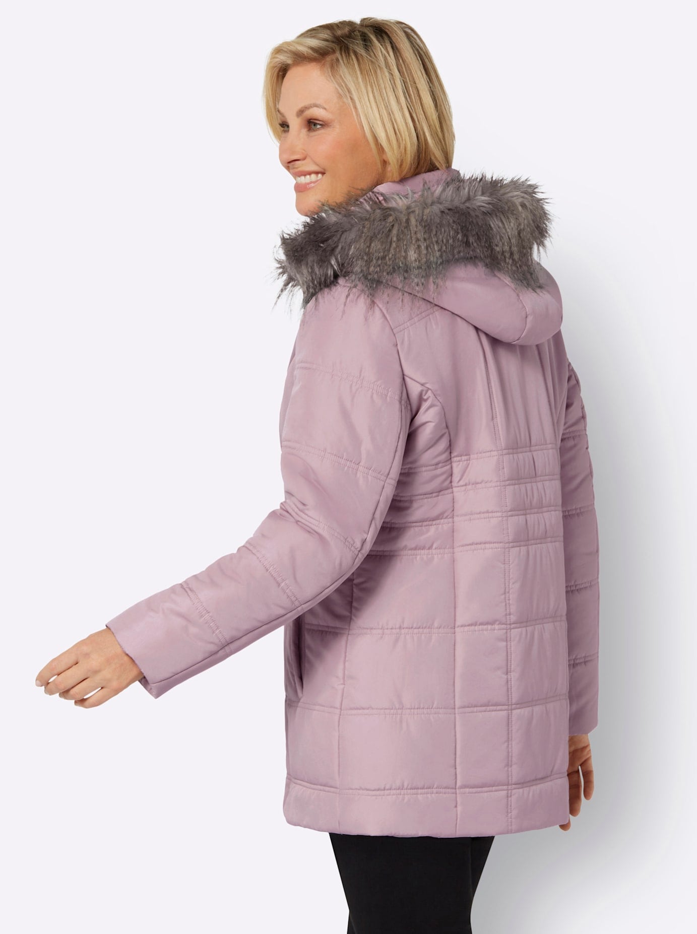 Classic Basics Steppjacke, mit Kapuze