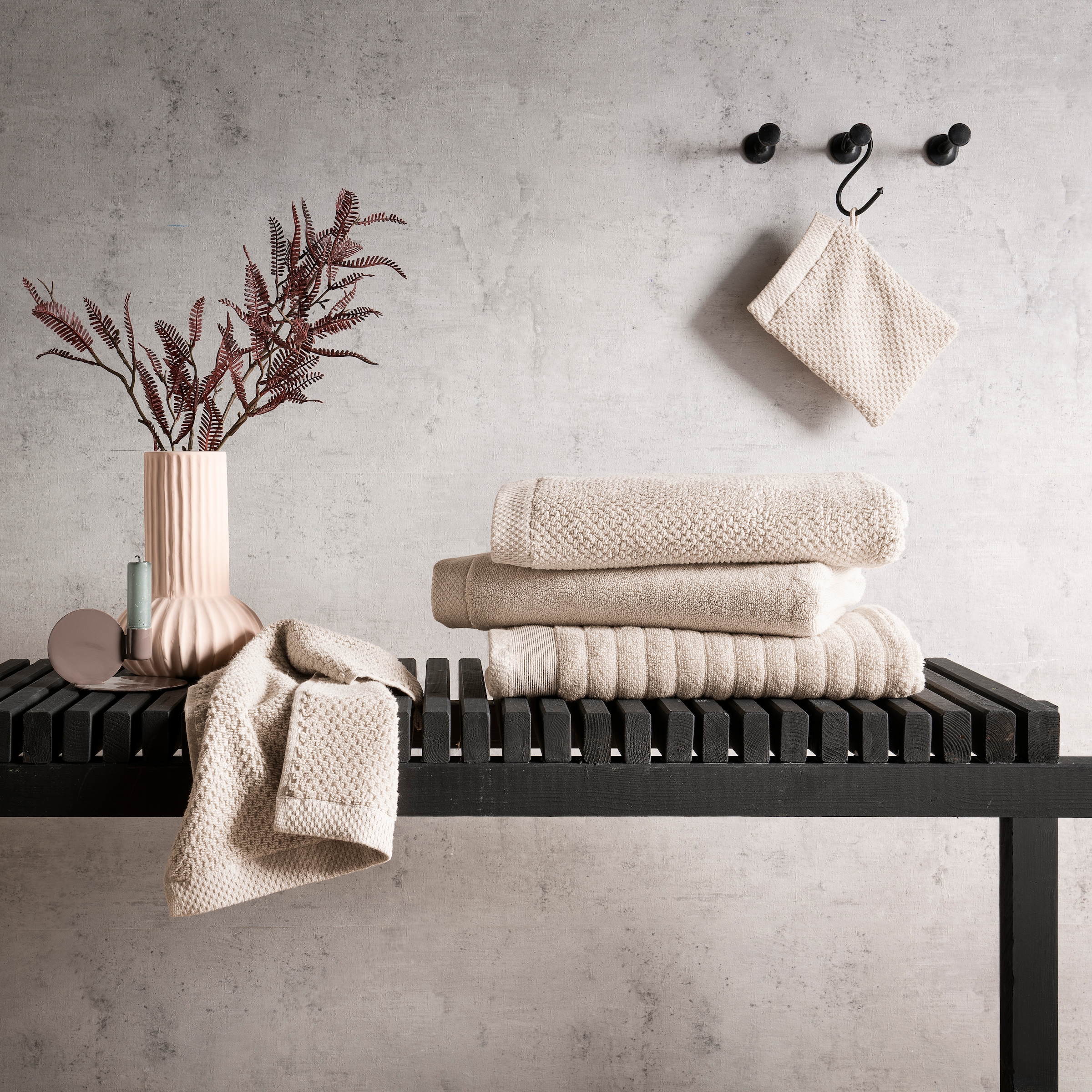 Heckett & Lane Gästehandtücher »Heckettlane Gästentuch Premium« Gästentücherset aus hochwertige Baumwolle, 650gr/m²