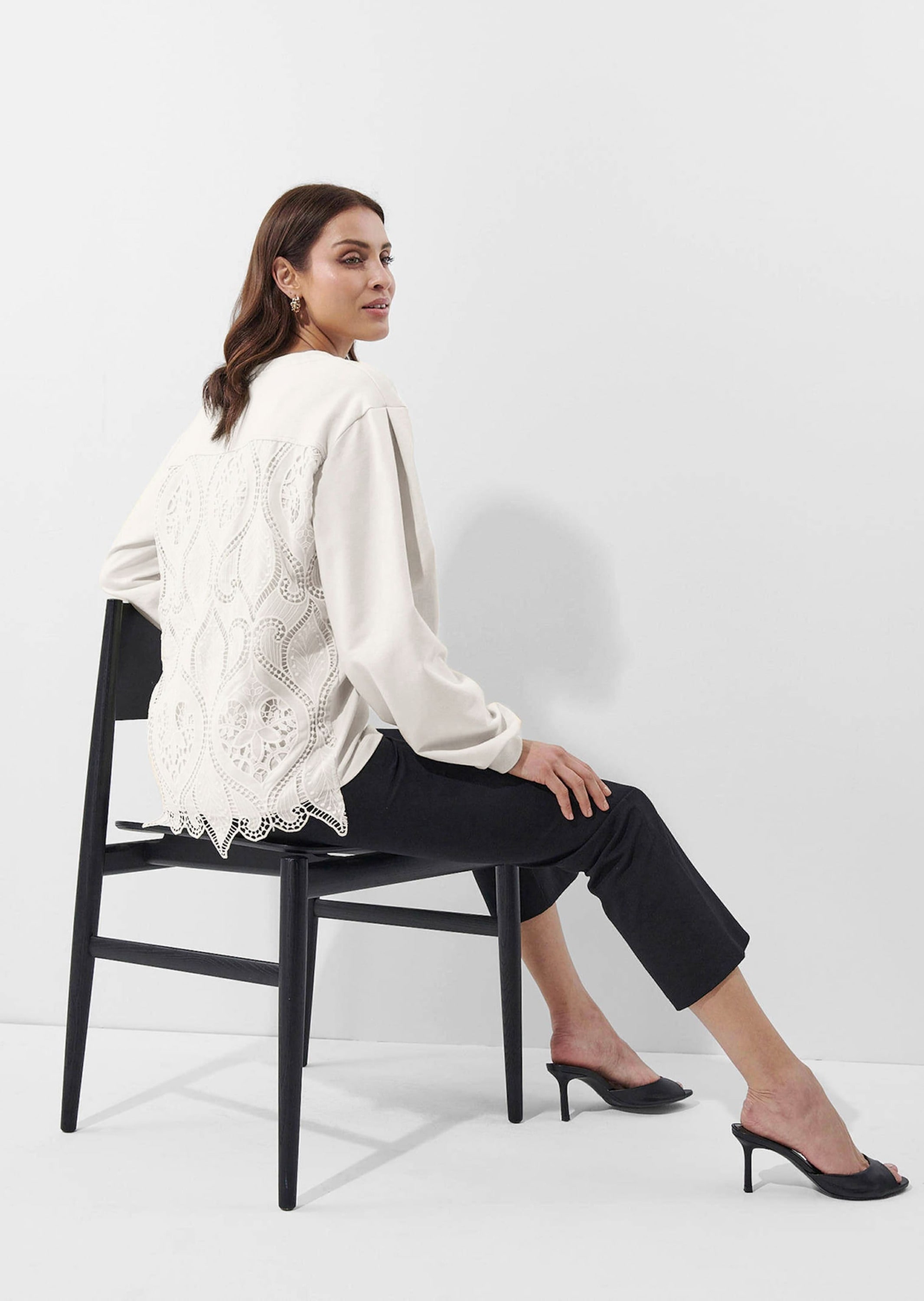 Alba Moda Longpullover »Sweatshirt Sweatshirt«
