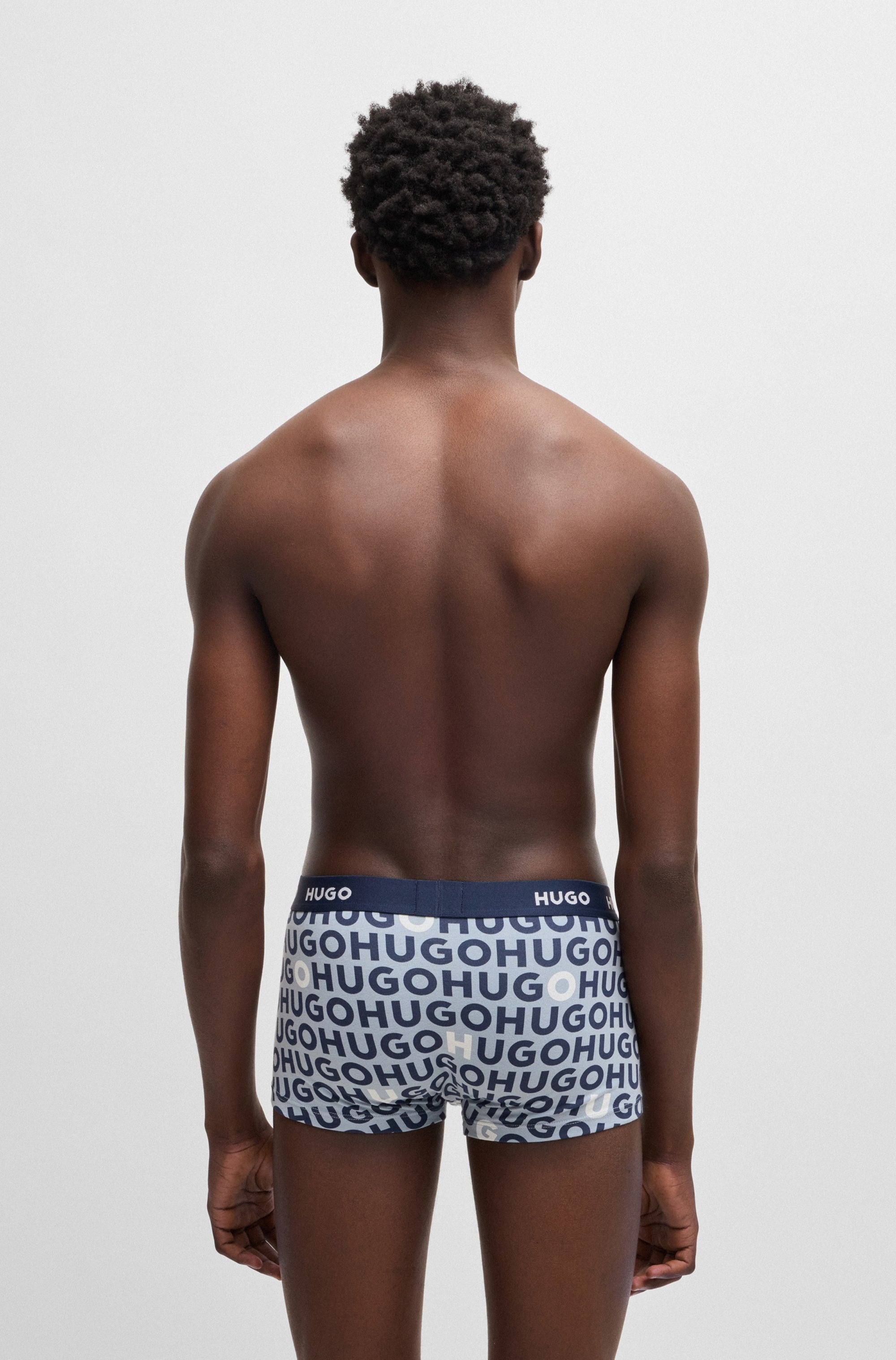 HUGO Underwear Trunk »TRUNK TRIPLET DESIGN«, (Packung, 3 St.), mit Logobund