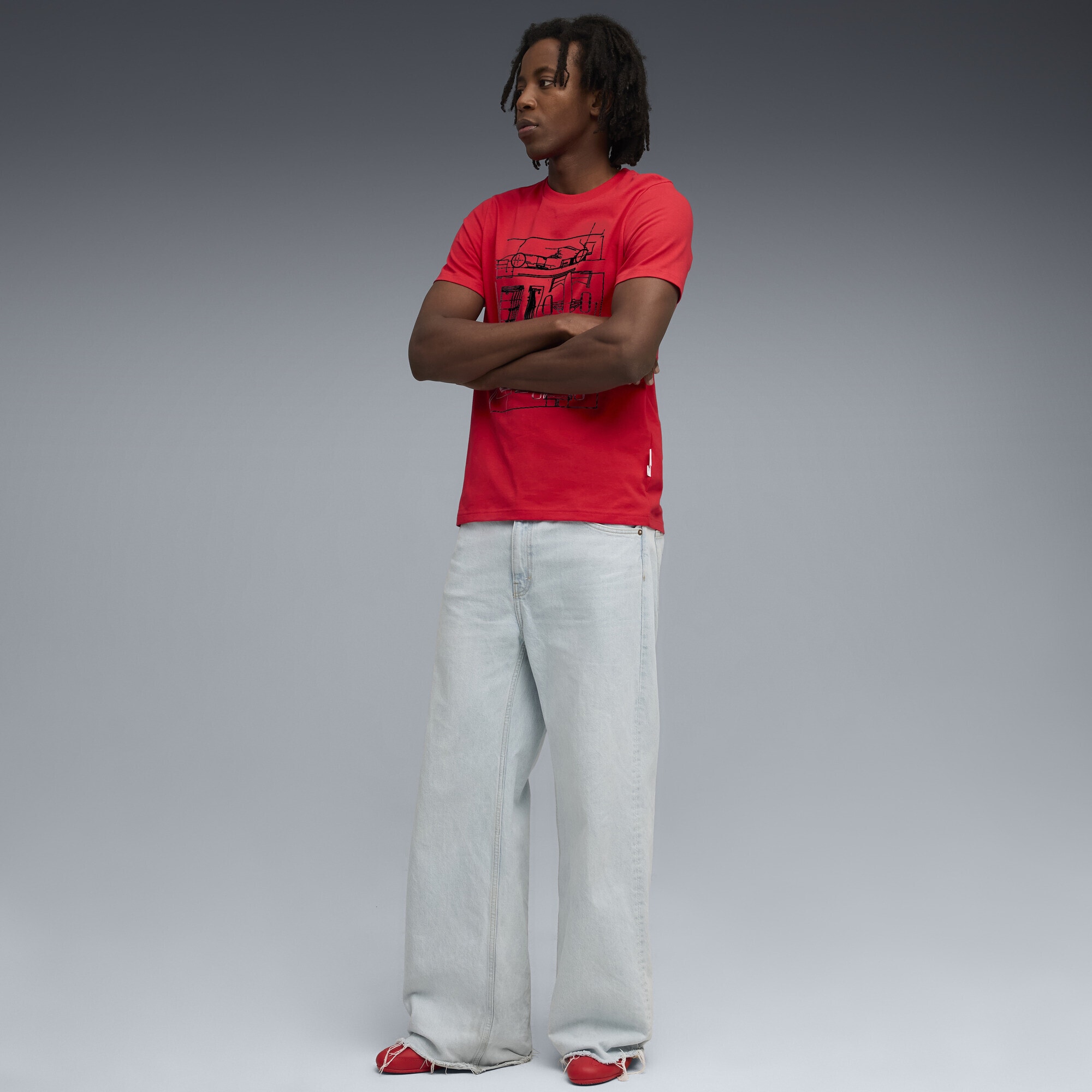 PUMA T-Shirt »Scuderia Ferrari Sportswear Graphic T-Shirt Herren«
