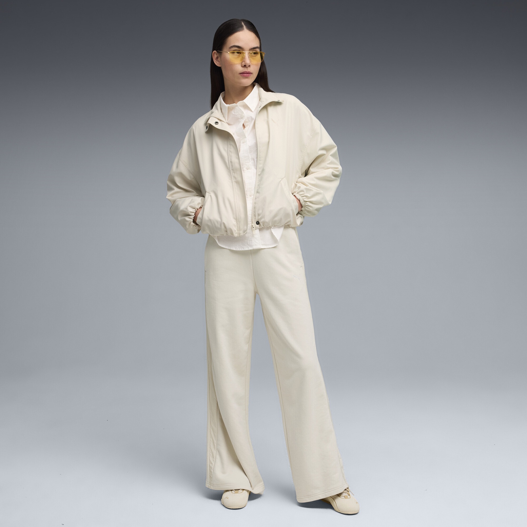 PUMA Sporthose »HER High-Waist Wide-Leg Hose Damen«