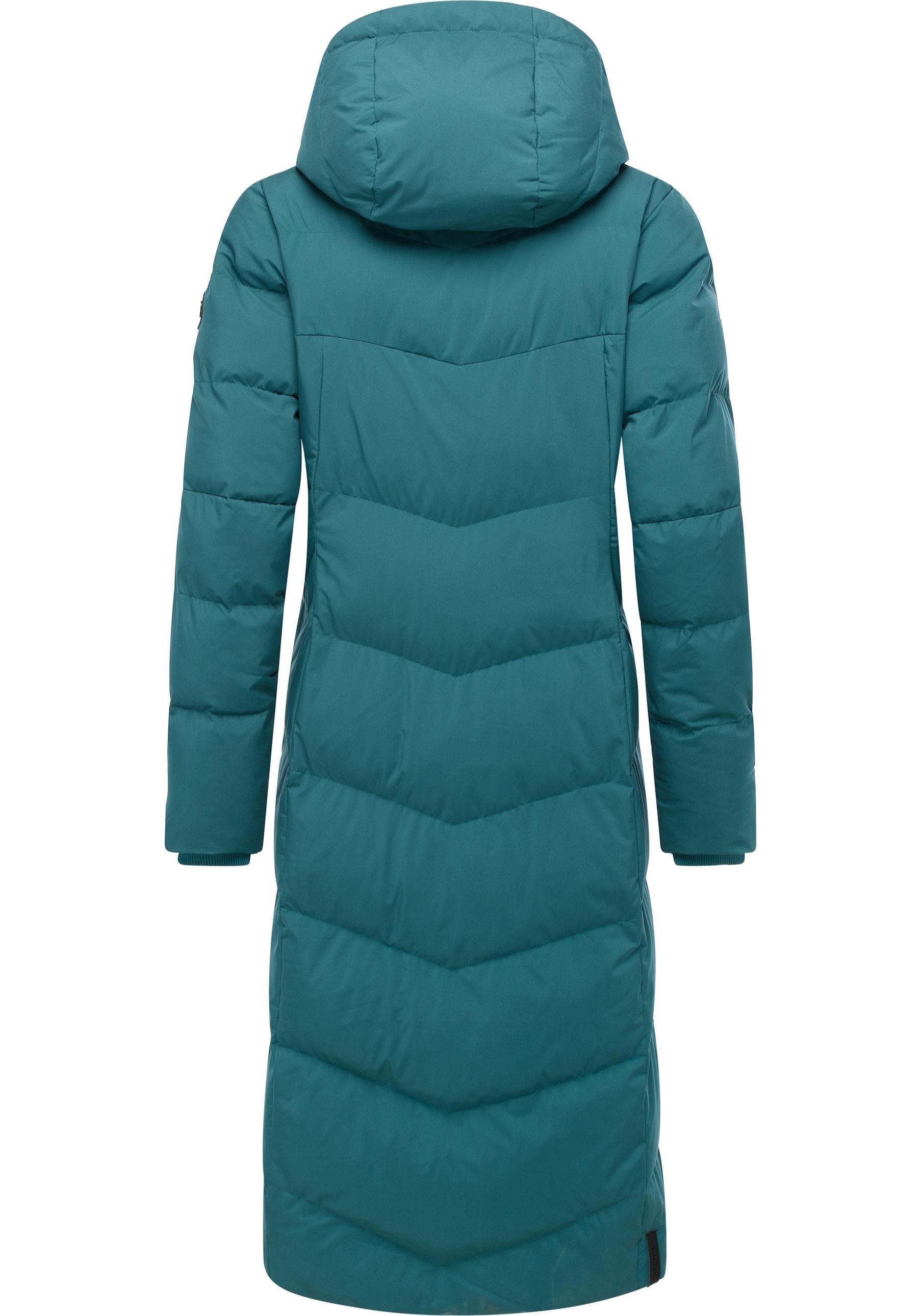 Ragwear Wintermantel »Pavla Long Soft YOUMODO« Wasserdichter Steppmantel mit Kuschelkragen