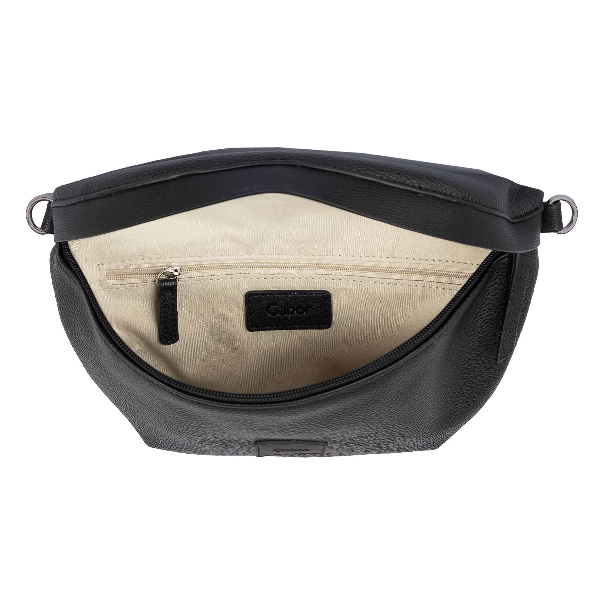 Gabor Bauchtasche »Elfie«, aus fein genarbtem, glattem Kunstleder und mit einem Logo Rubber Patch