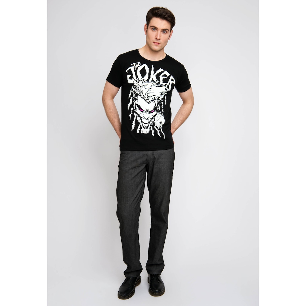 LOGOSHIRT T-Shirt »The Joker - Aces«, mit tollem Joker-Print