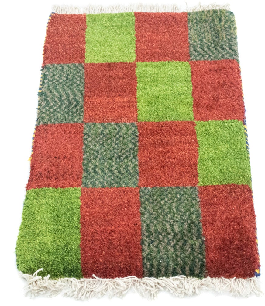 handgeknüpft Wollteppich morgenland Teppich handgeknüpft | rechteckig, »Gabbeh mehrfarbig«, BAUR