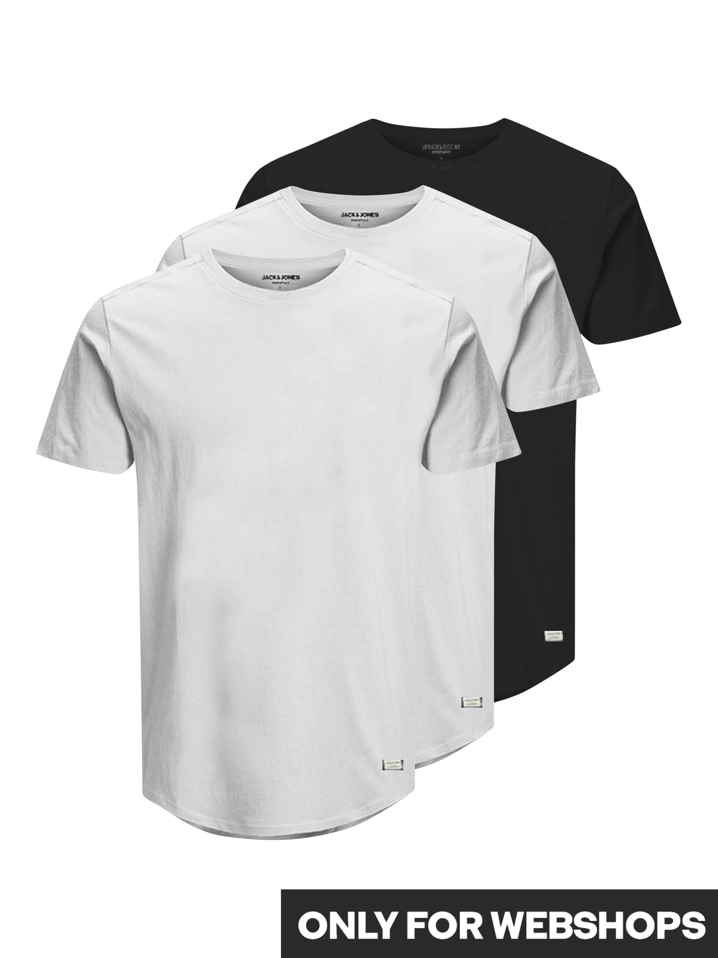 Jack & Jones Rundhalsshirt "JJENOA TEE SS CREW NECK 3PK MP NOOS" Packung, 3 günstig online kaufen