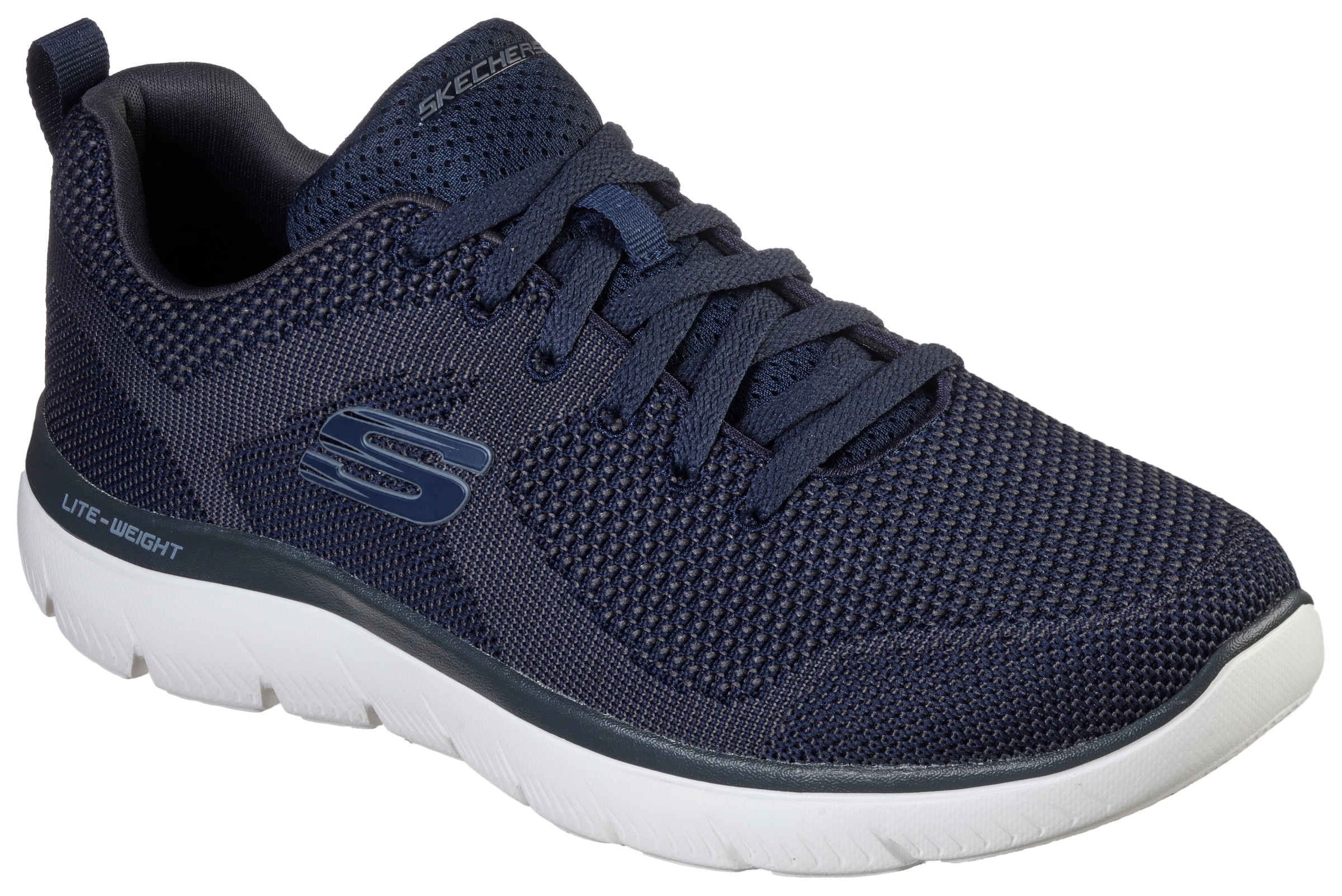 Skechers "SUMMITS" mit gepolstertem Schaftrand, Freizeitschuh, Halbschuh, Schnürschuh