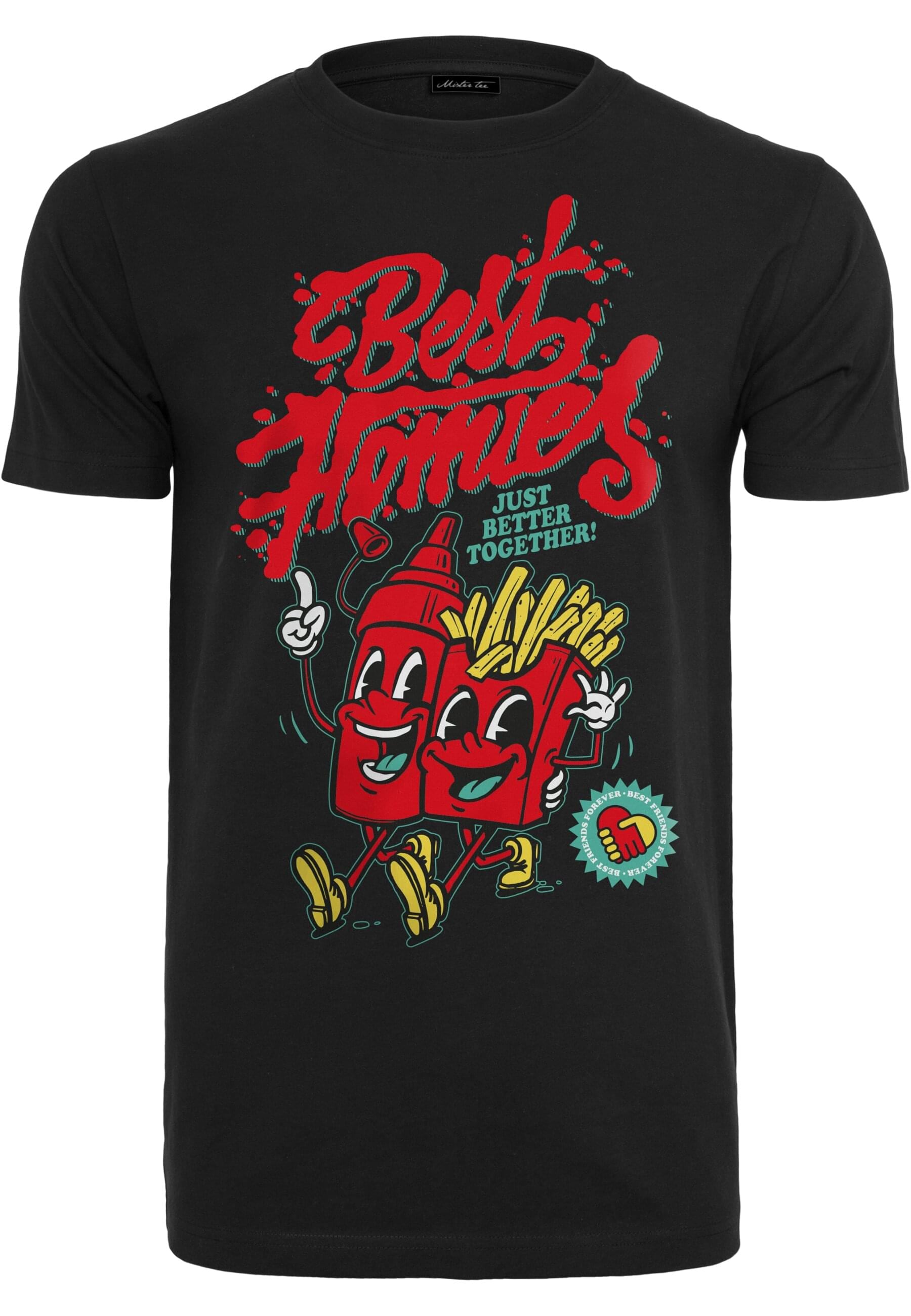 MisterTee T-Shirt "MisterTee Herren Best Homies Tee" 1 Stk. tlg. günstig online kaufen