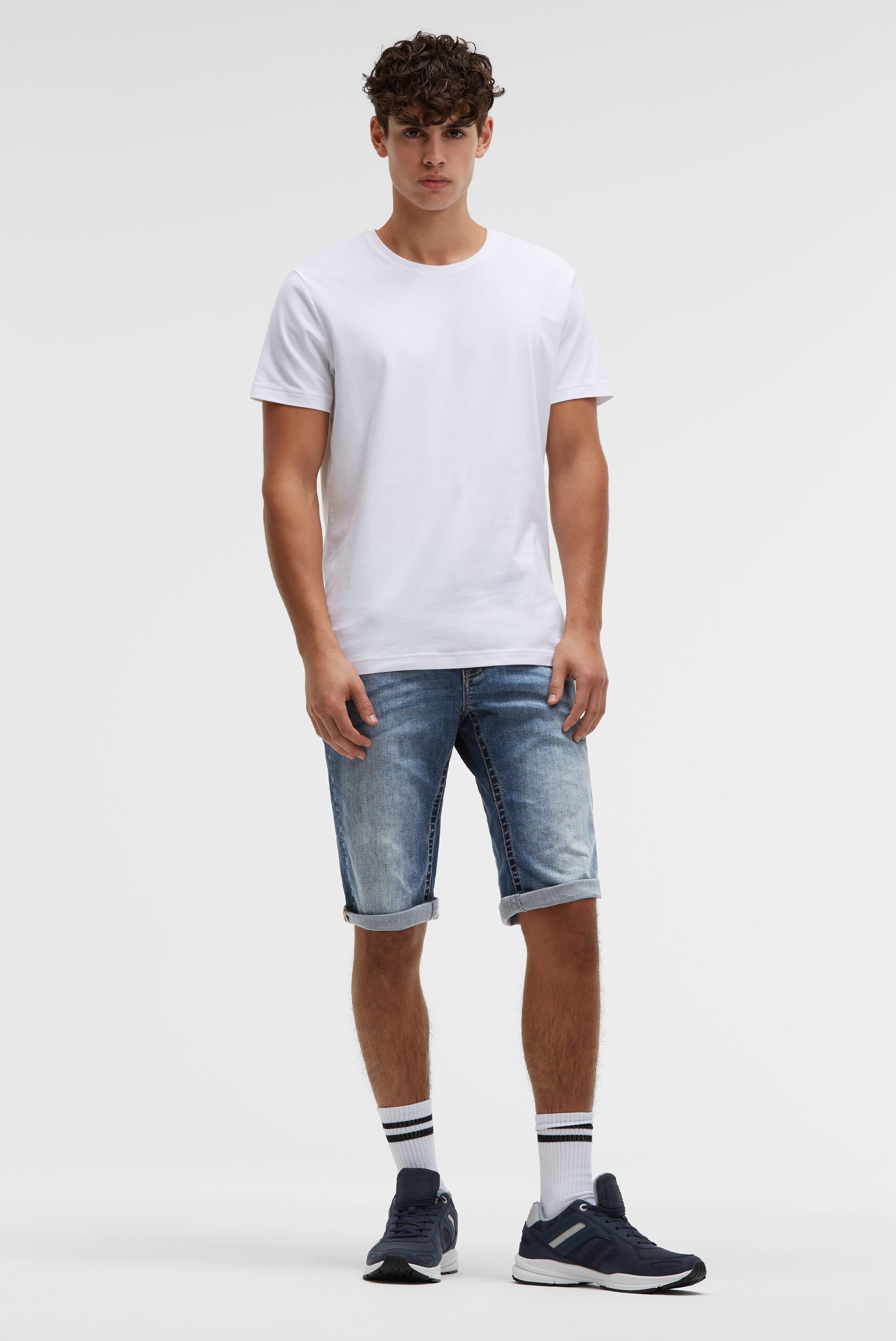 CAMP DAVID Jeansshorts mit Turn-Up Saum