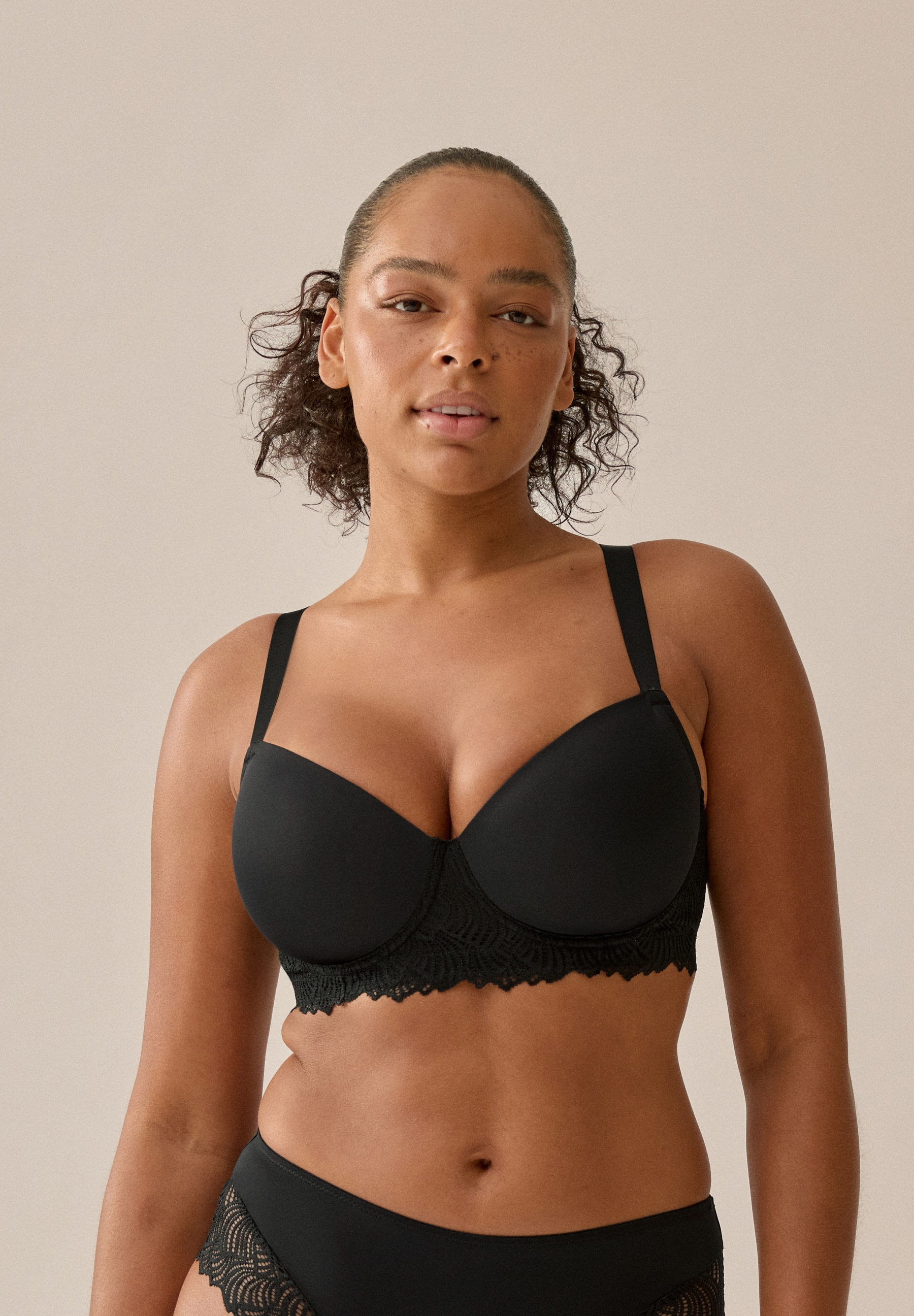 Naturana Schalen-BH "The Friday" 1 Stk. mit Bügel, mit Spitze, feminin, weich, bequem