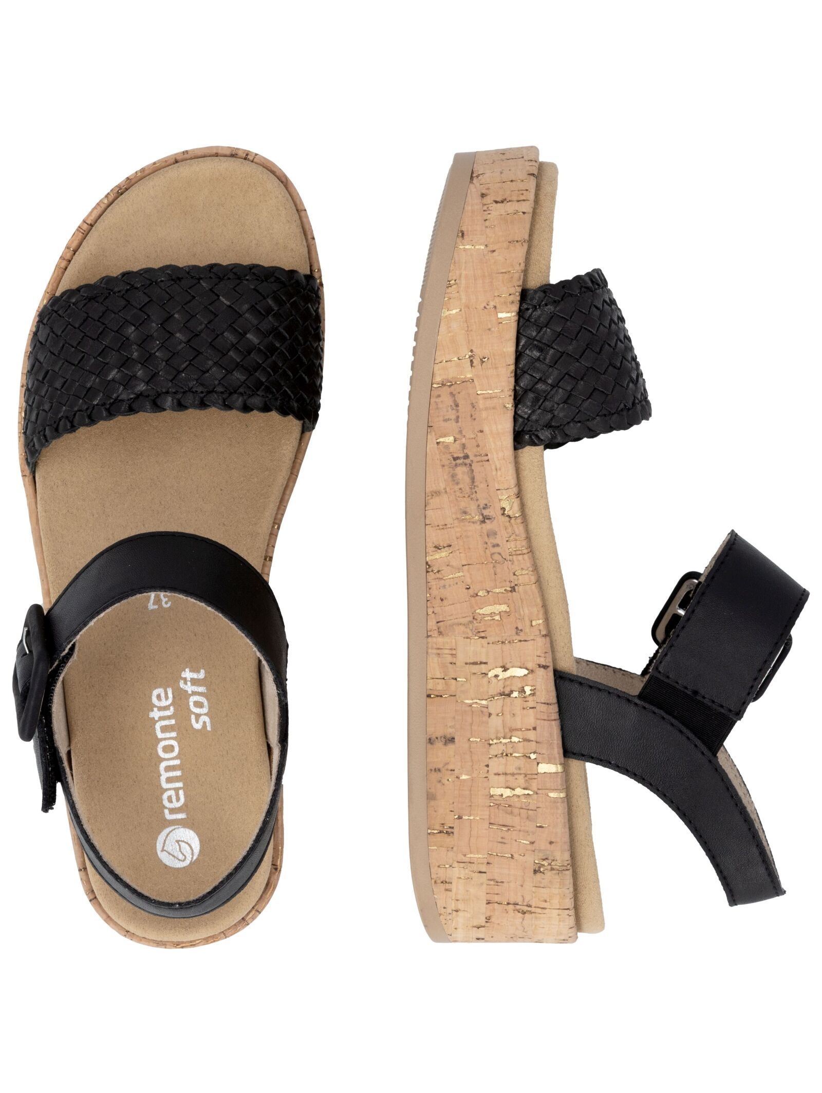 Remonte Keilsandalette »Remonte Sandalen Lederimitat«