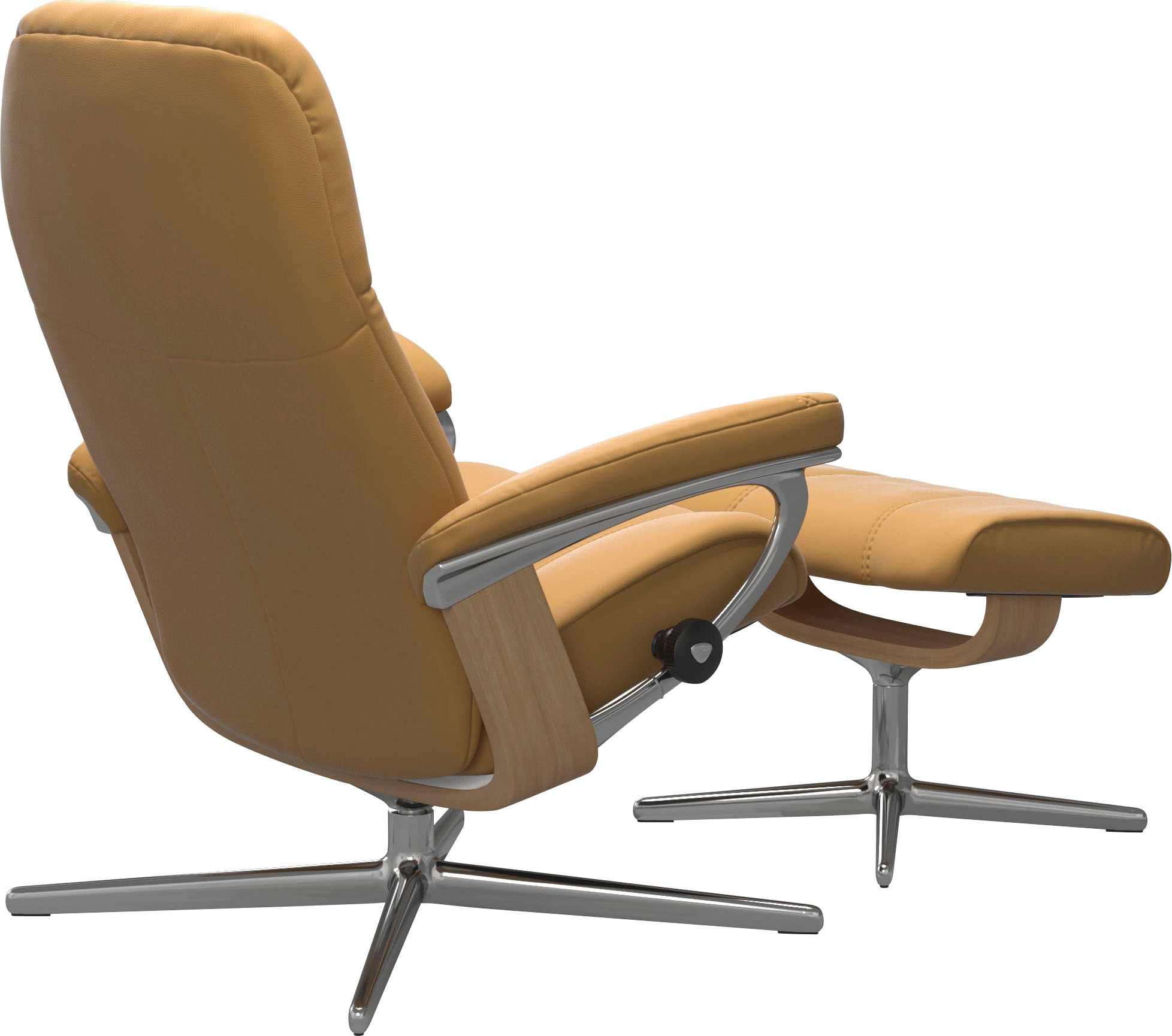 Stressless® Fußhocker »Consul«, mit Cross Base, Größe S, M & L, Holzakzent Eiche