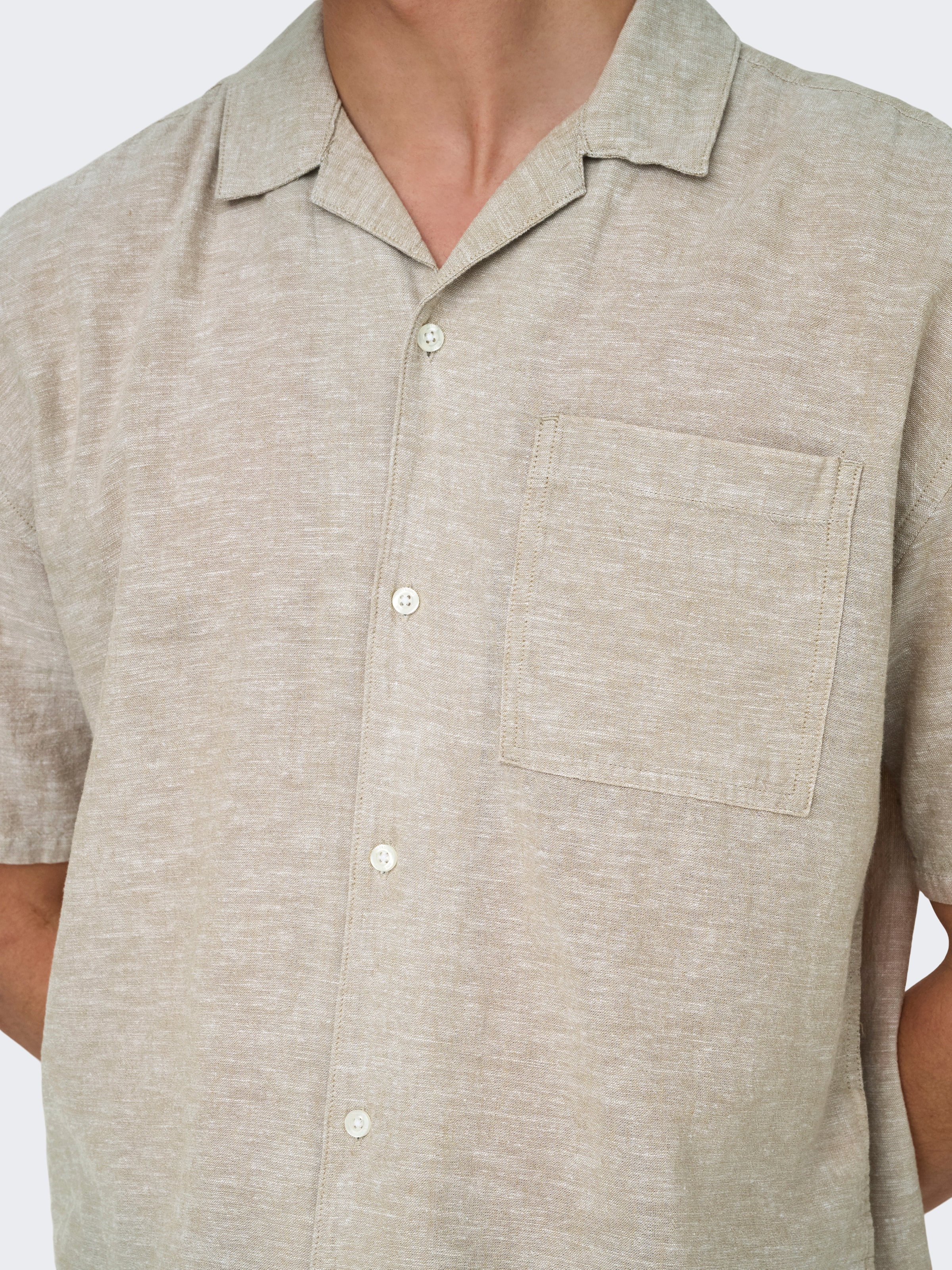 ONLY & SONS Kurzarmhemd »ONSCAIDEN LIFE RELAX SS RESORT 1PKT SHIR«