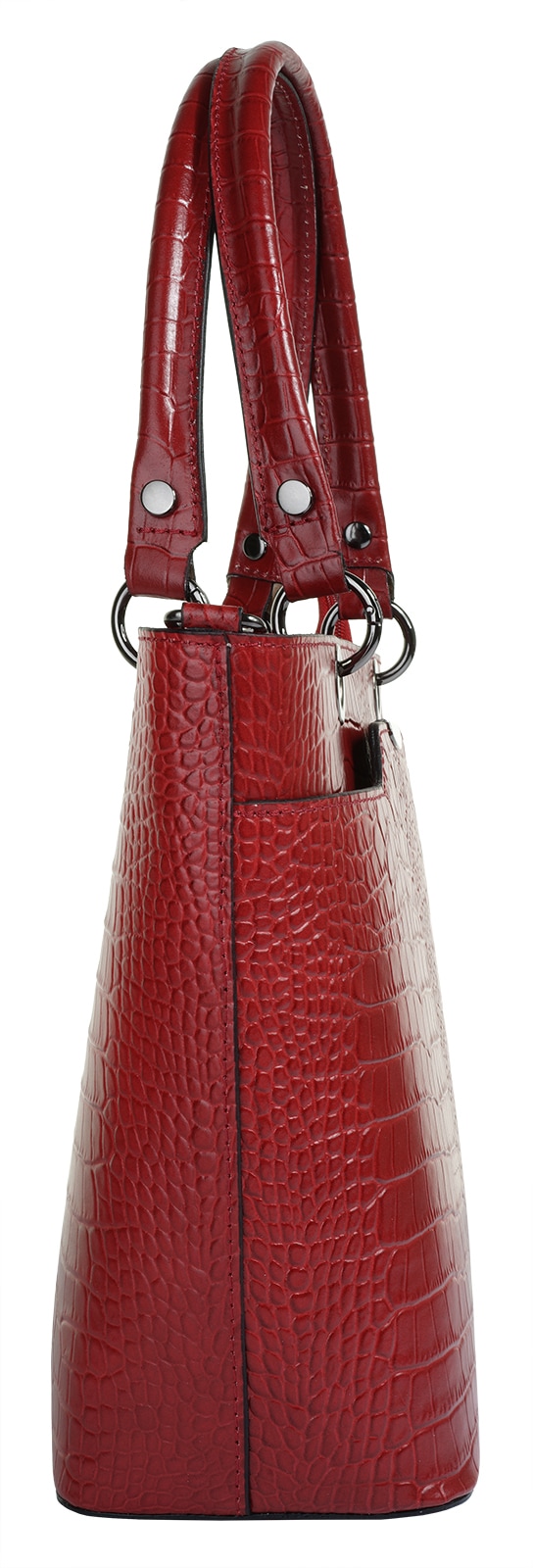 Cluty Henkeltasche echt Leder, Made in Italy