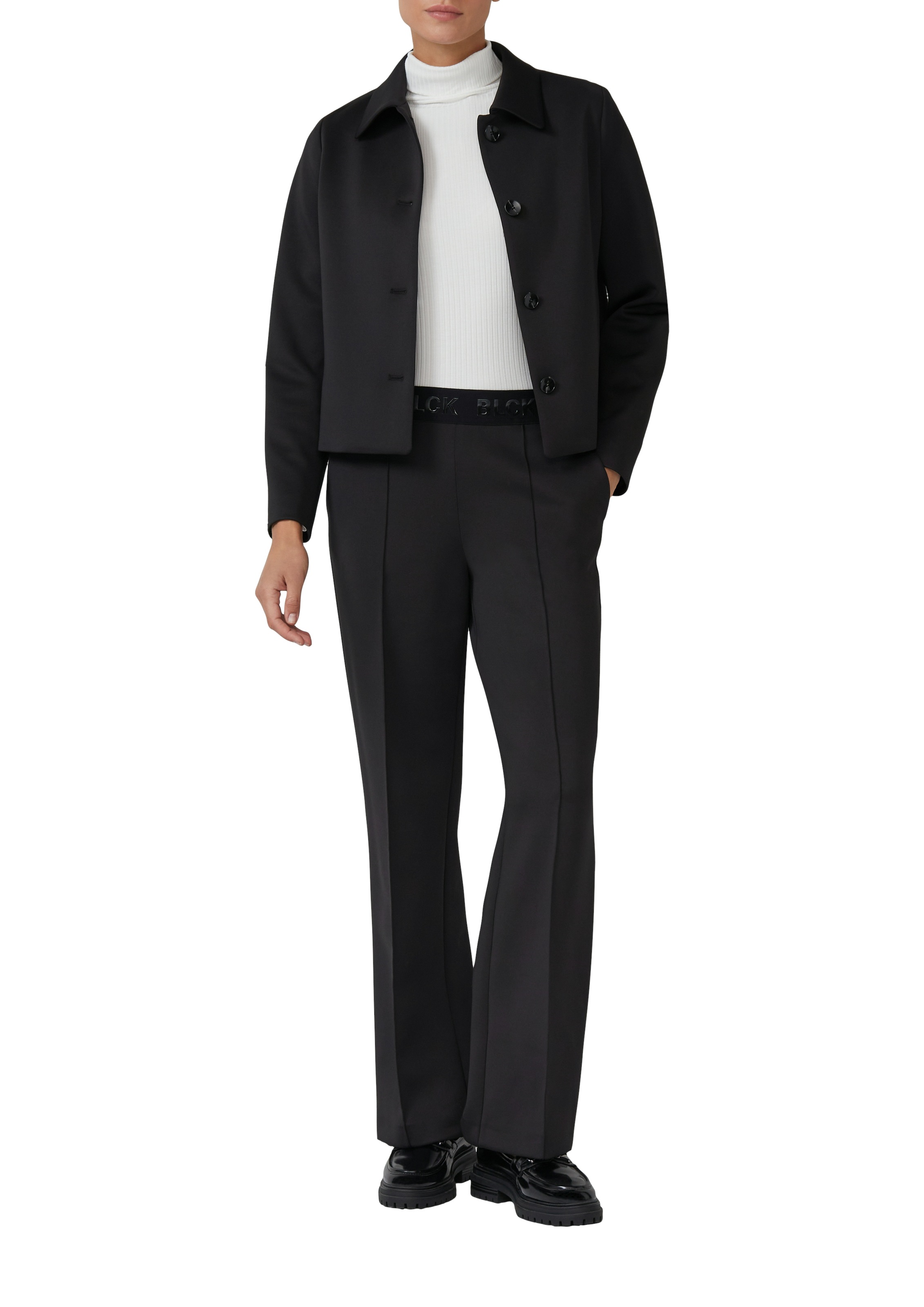 s.Oliver BLACK LABEL Stoffhose, mit elastischem Bund günstig online kaufen
