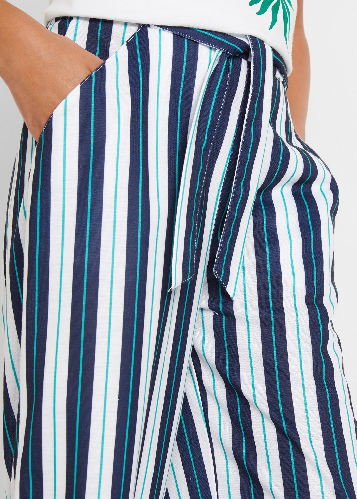 bonprix Palazzohose  Palazzo-Hose mit elastischem Bund