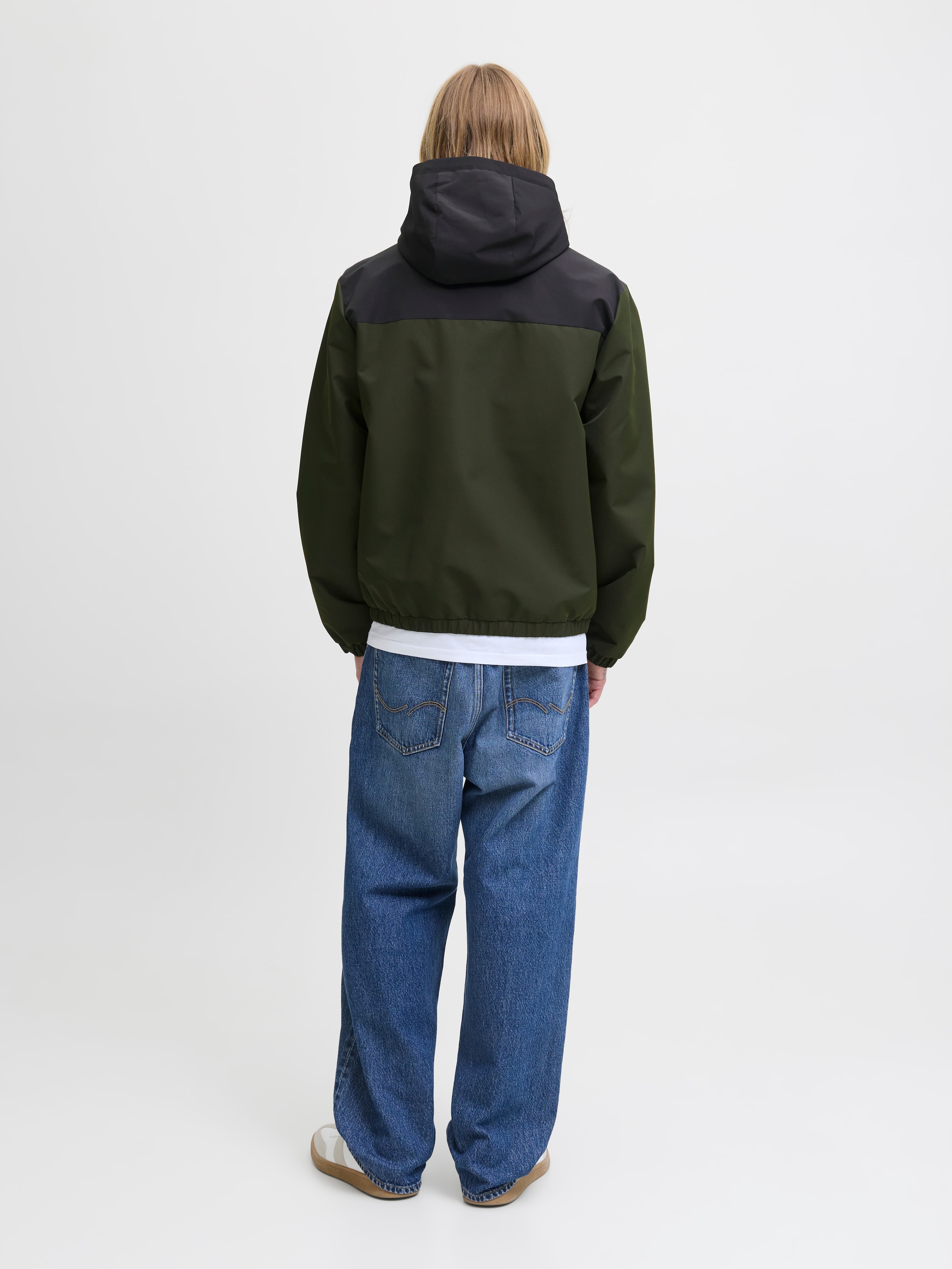 Jack & Jones Blouson »JJELEGACY LIGHT JACKET HOOD NOOS«, mit Kapuze, mit Logo Schriftzug
