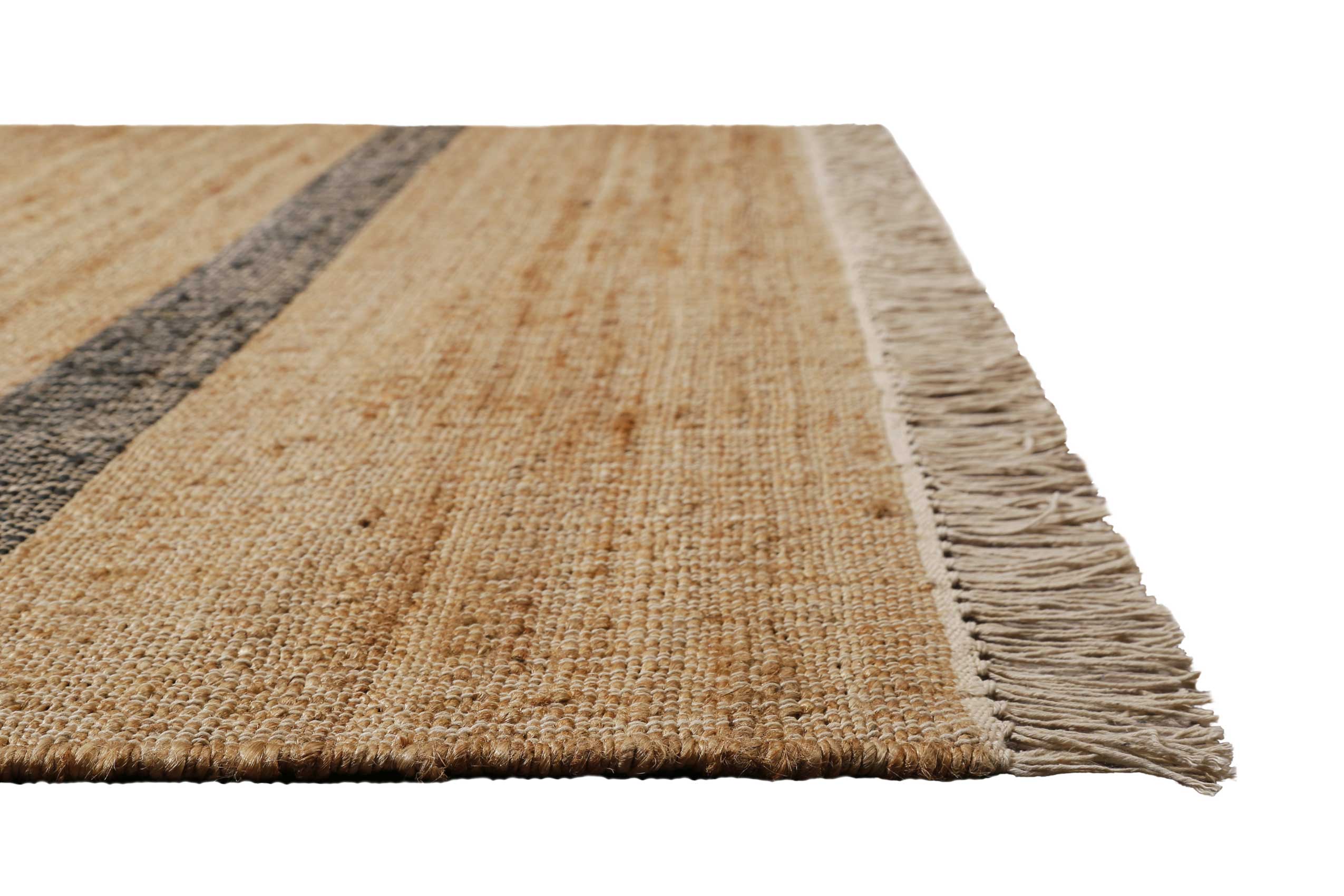 Thumbnail - Green Looop Teppich "Vante GL-82308", rechteckig, 4 mm Höhe, Naturfaser Teppich aus 80% Jute 20% Baumwolle, mit Fransen,...