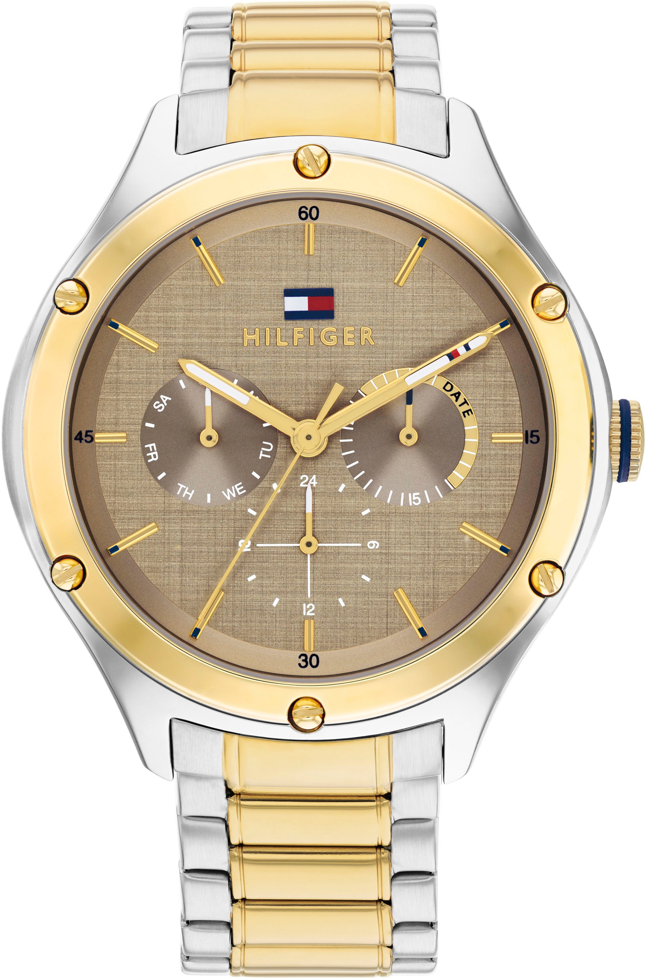 Tommy Hilfiger Montre Pour Femme Lexi 40 Mm Color Taupe Gold One Size Femme