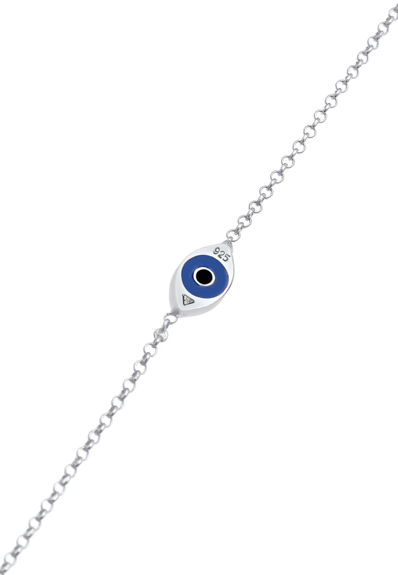 Elli Armband »Evil Eye Auge Symbol Emaille 925er Silber«