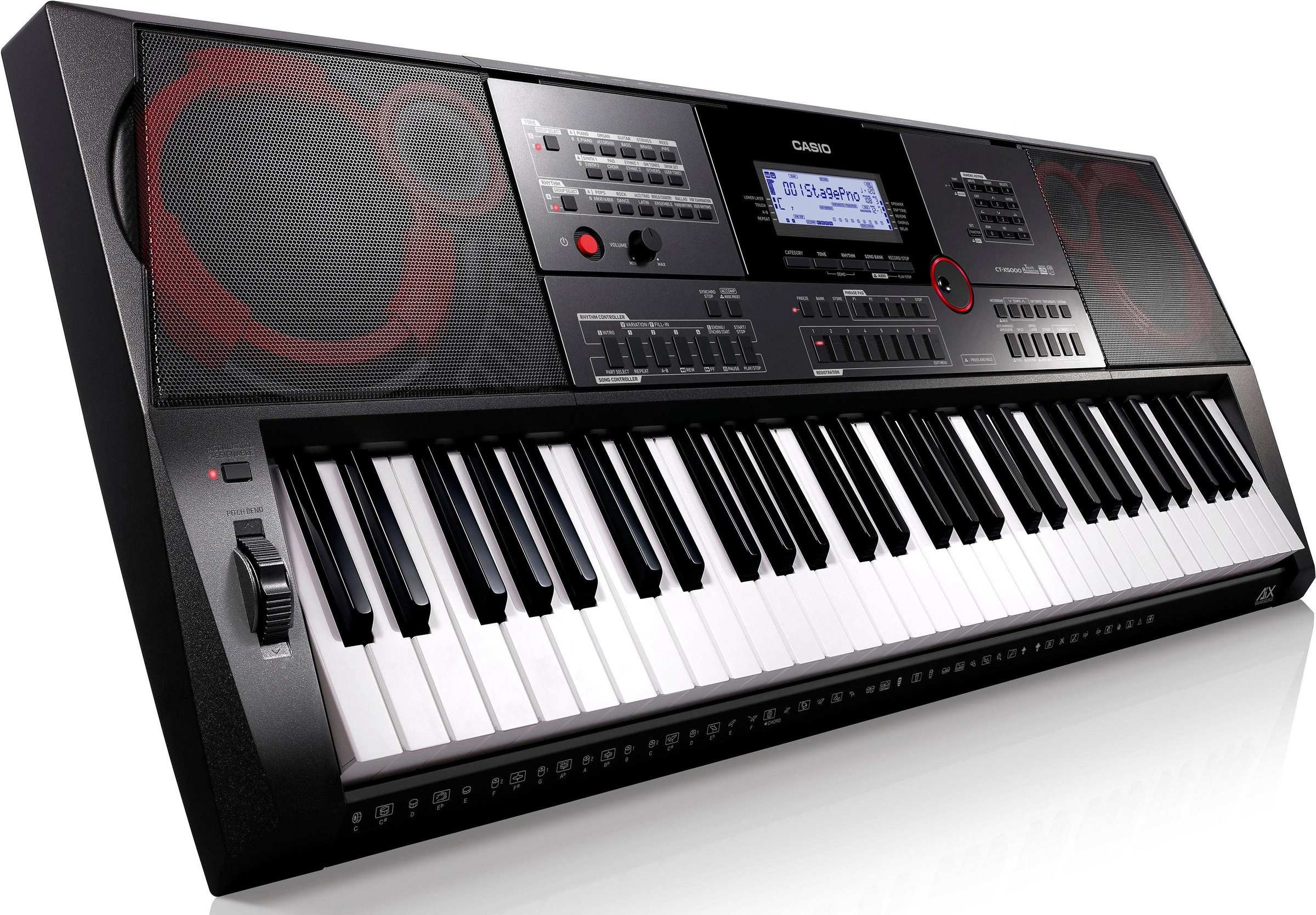 CASIO Home-Keyboard »CT-X5000«, (Set), inklusive Keyboardstativ