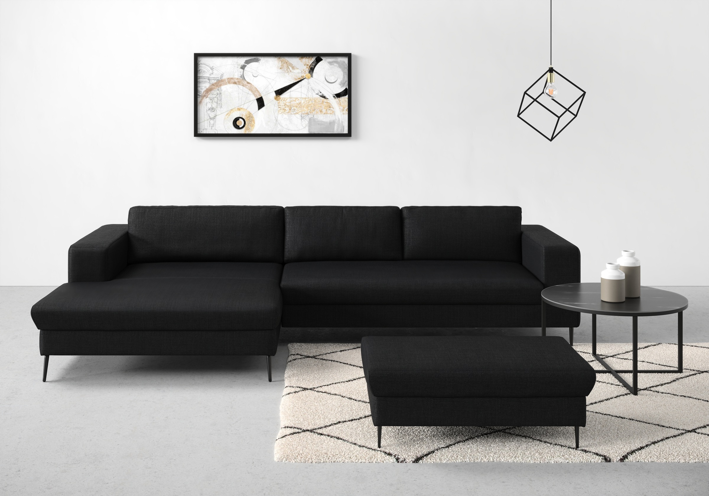 DOMO collection Ecksofa "Modica, zeitlos und elegant, L-Form", moderne Opti günstig online kaufen