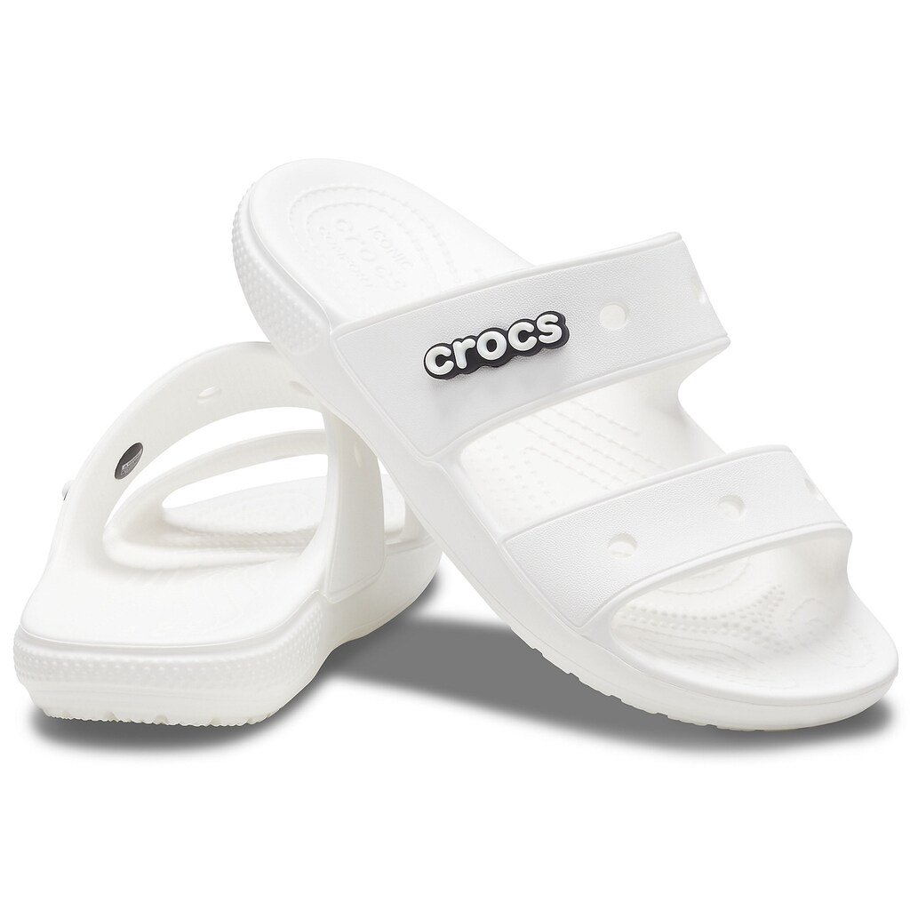 Marken Crocs Crocs Pantolette »Classic Crocs Sandal«, zum Schlupfen weiß