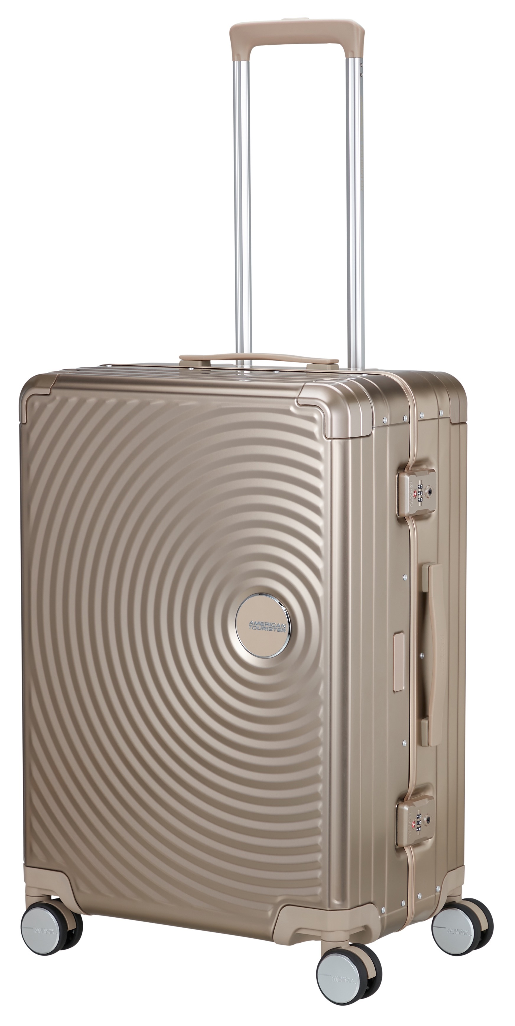 Thumbnail - American Tourister Hartschalen-Trolley "SOUNDBOX ALU, verschiedene Größen und Farben", 4 Rollen, Hartschalen-Koffer zwei...