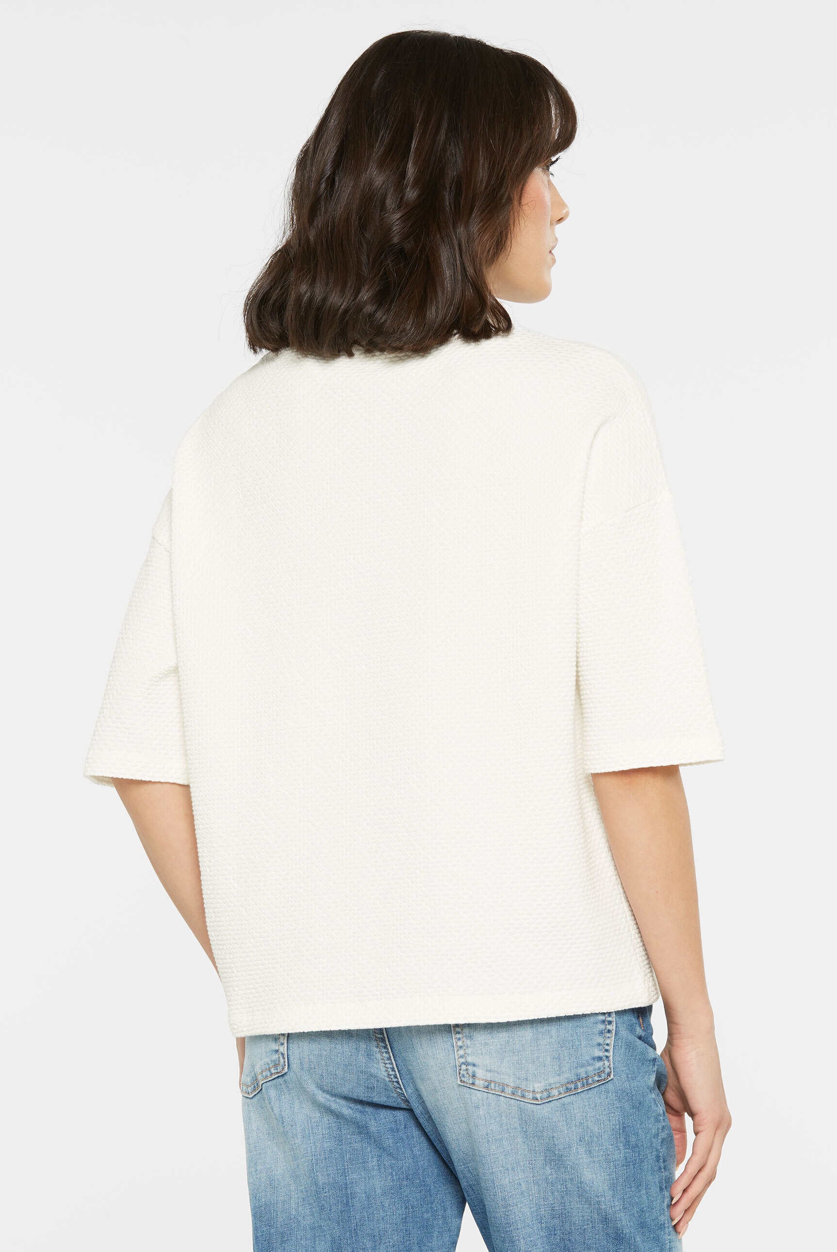 SENSES.THE LABEL Sweater , in moderner Boxy-Form
