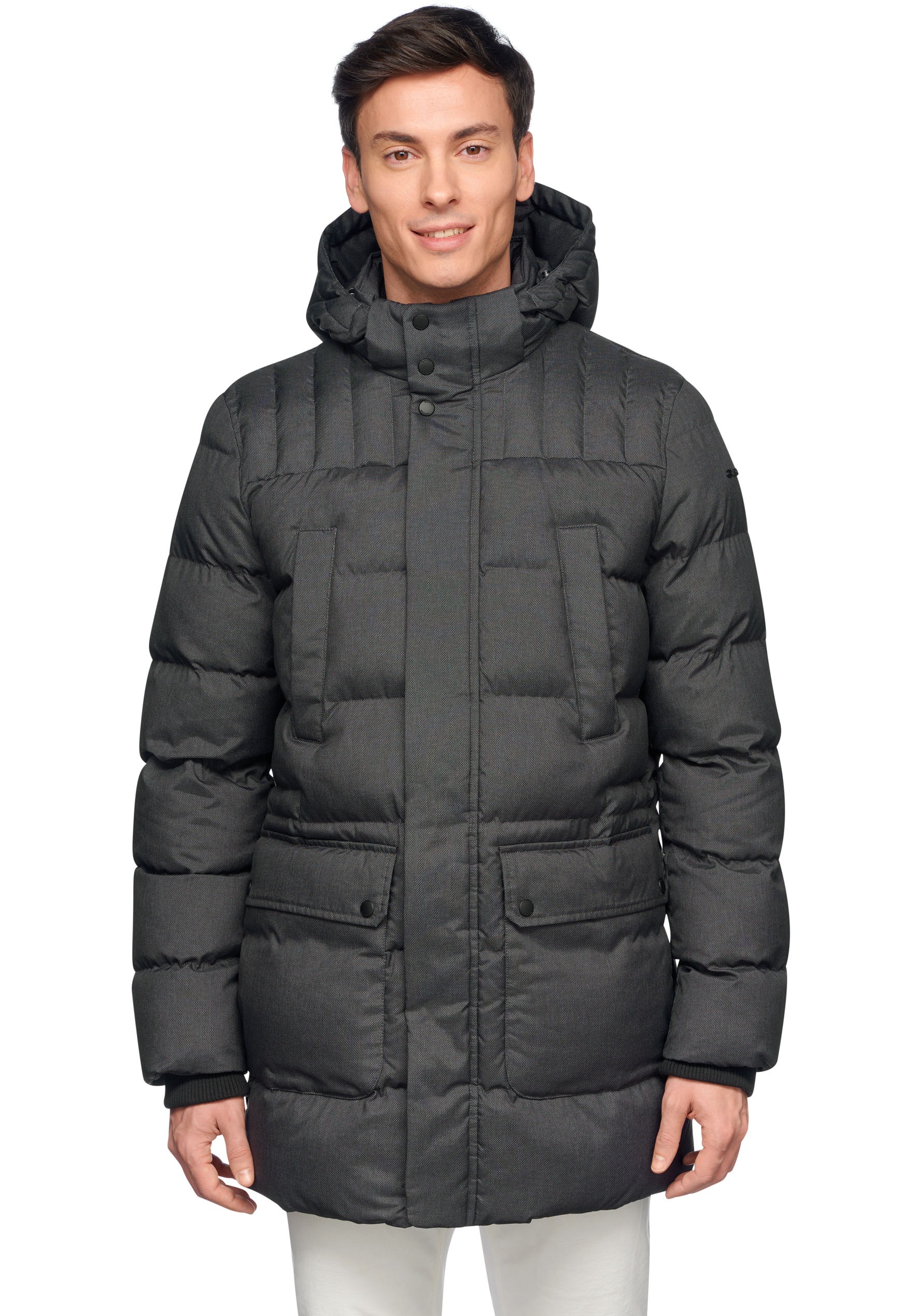 Geox Langjacke »SANFORD« su Kapuze in melie...