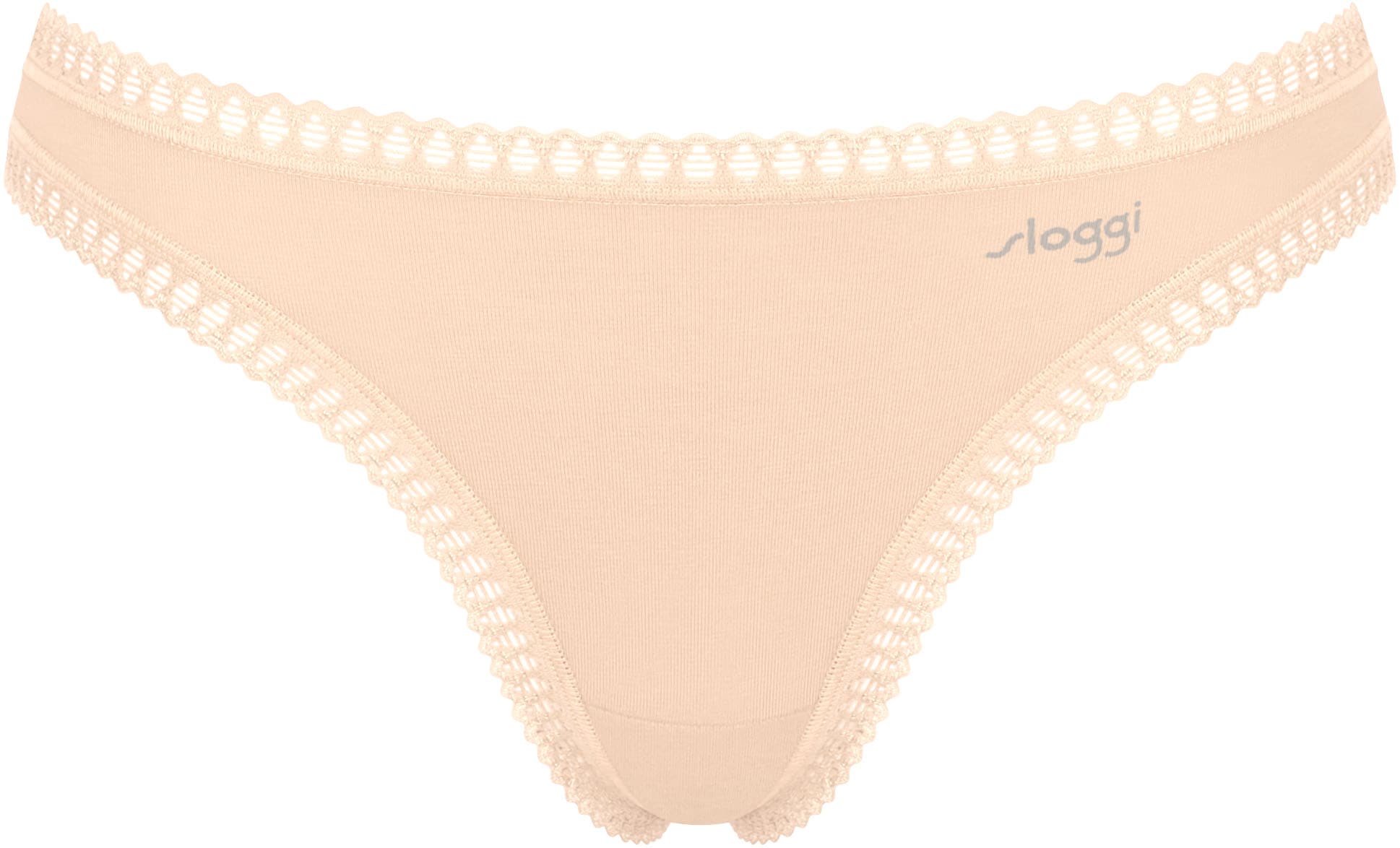 sloggi Slip »GO Crush String C3P«, (3er Pack), mit Spitzendetails, uni, gemustert
