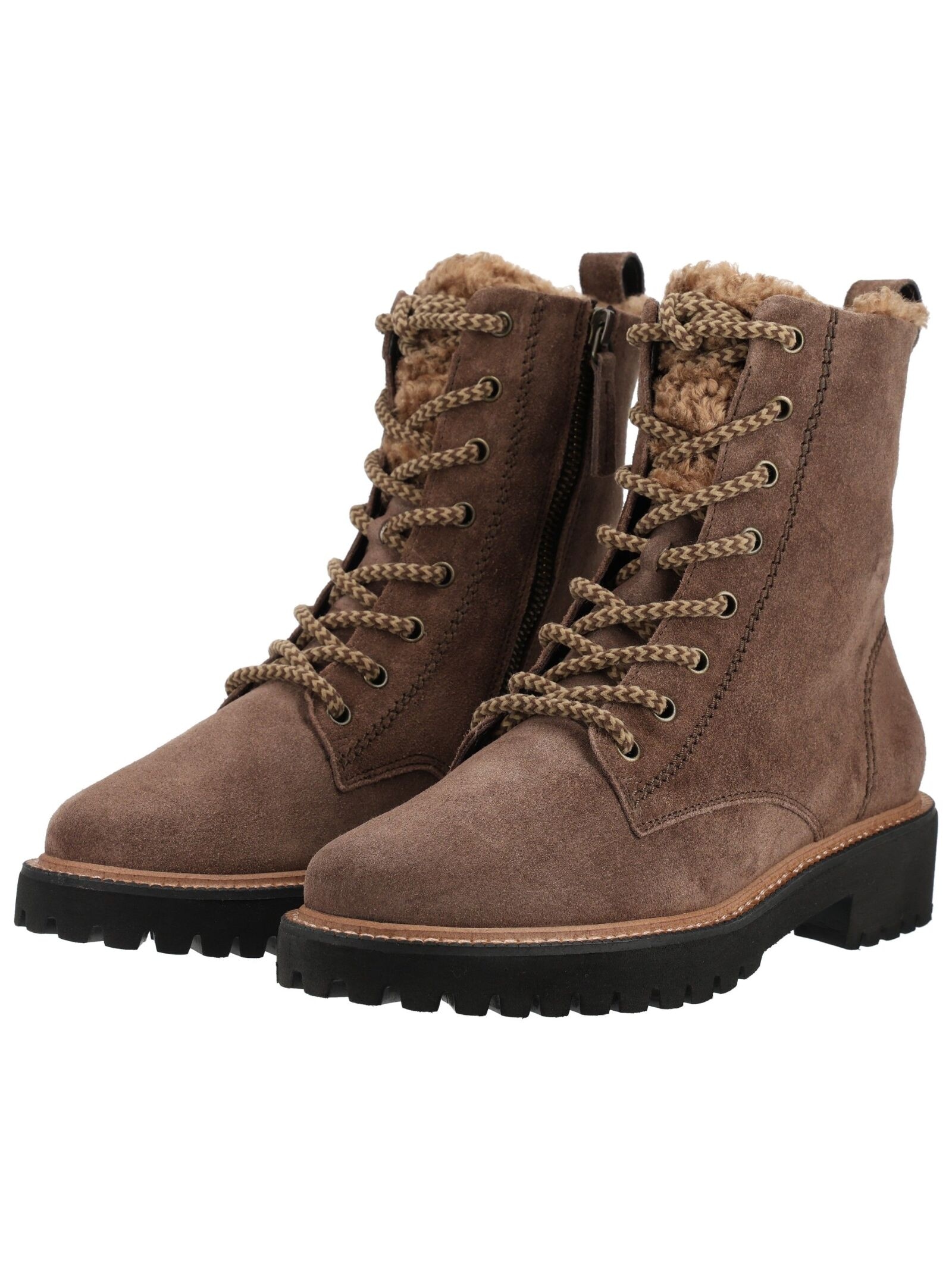 Paul Green Schnürstiefelette »Paul Green Stiefelette Veloursleder«