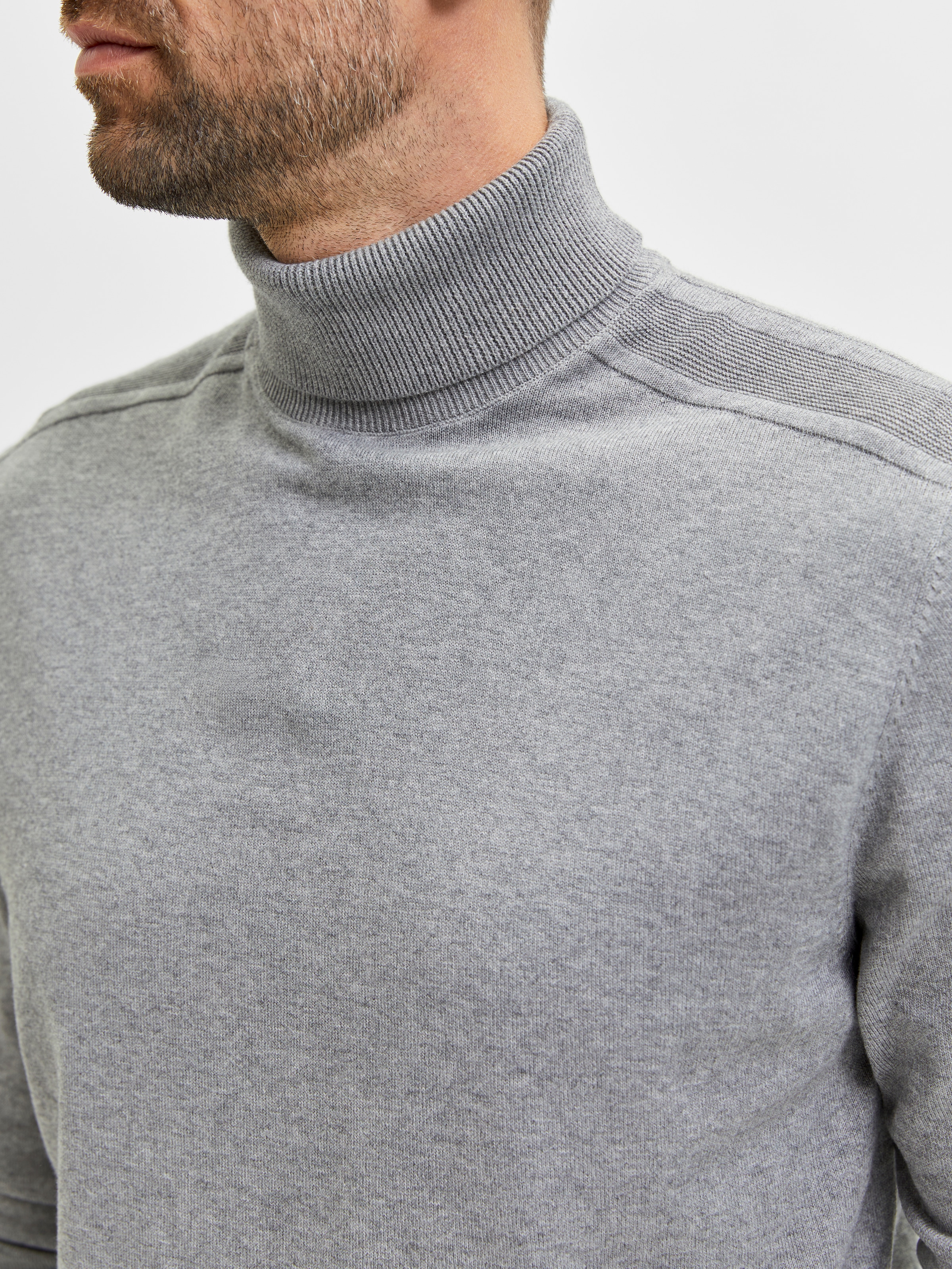 SELECTED Rollkragenpullover »SLHBERG ROLL NECK NOOS«