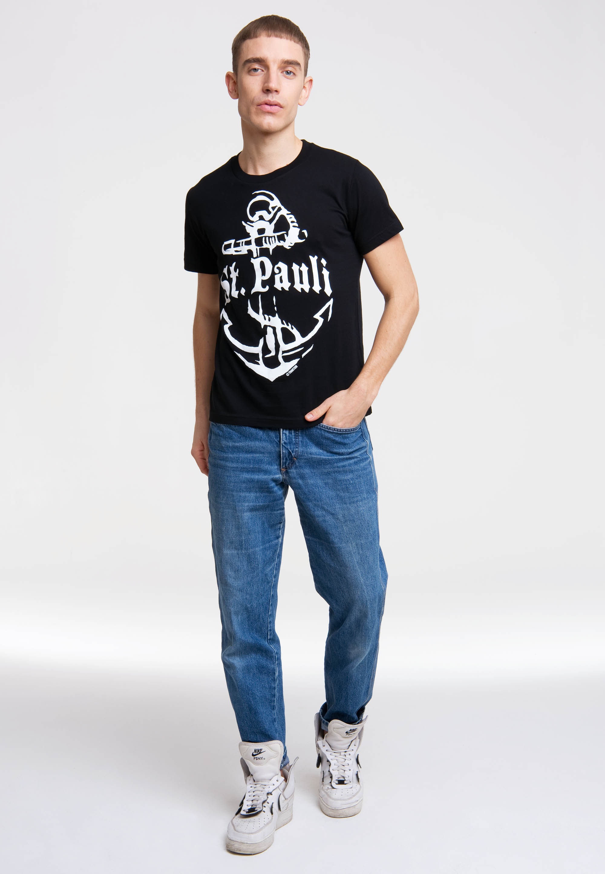 LOGOSHIRT T-Shirt »ST. PAULI«, mit tollem Frontprint