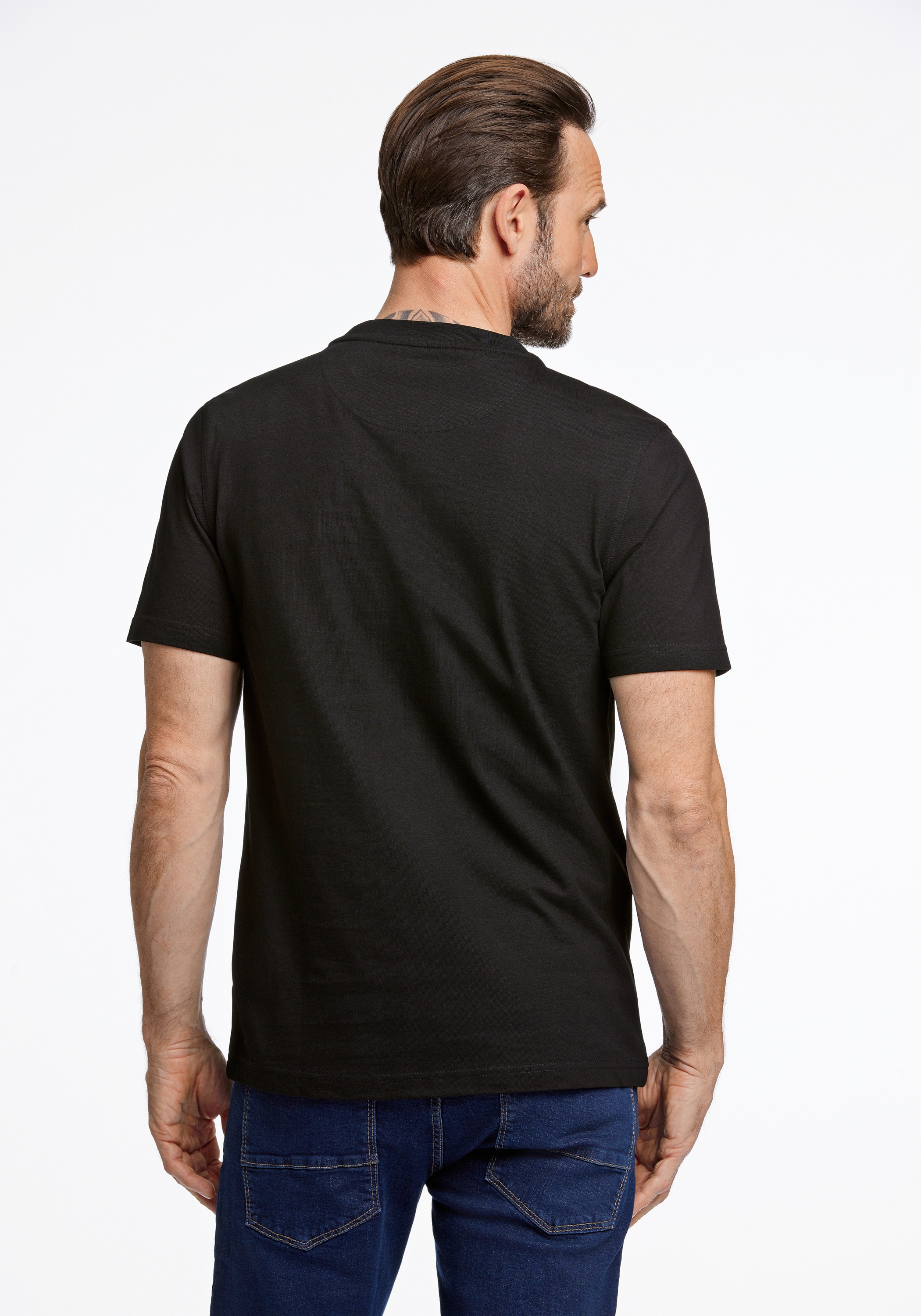 BISON Kurzarmshirt »T-Shirt (Kurzarm) Comfort Fit«