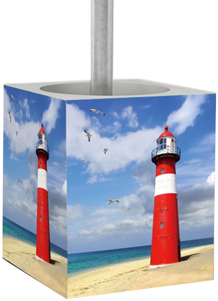 Sanilo Badaccessoire-Set »mit Motiv, viele schöne Seifenspender und WC Bürsten zur Auswahl« 2-tlg., Desinfektionsspender mit stabiler Pumpe, hochwertig & modern