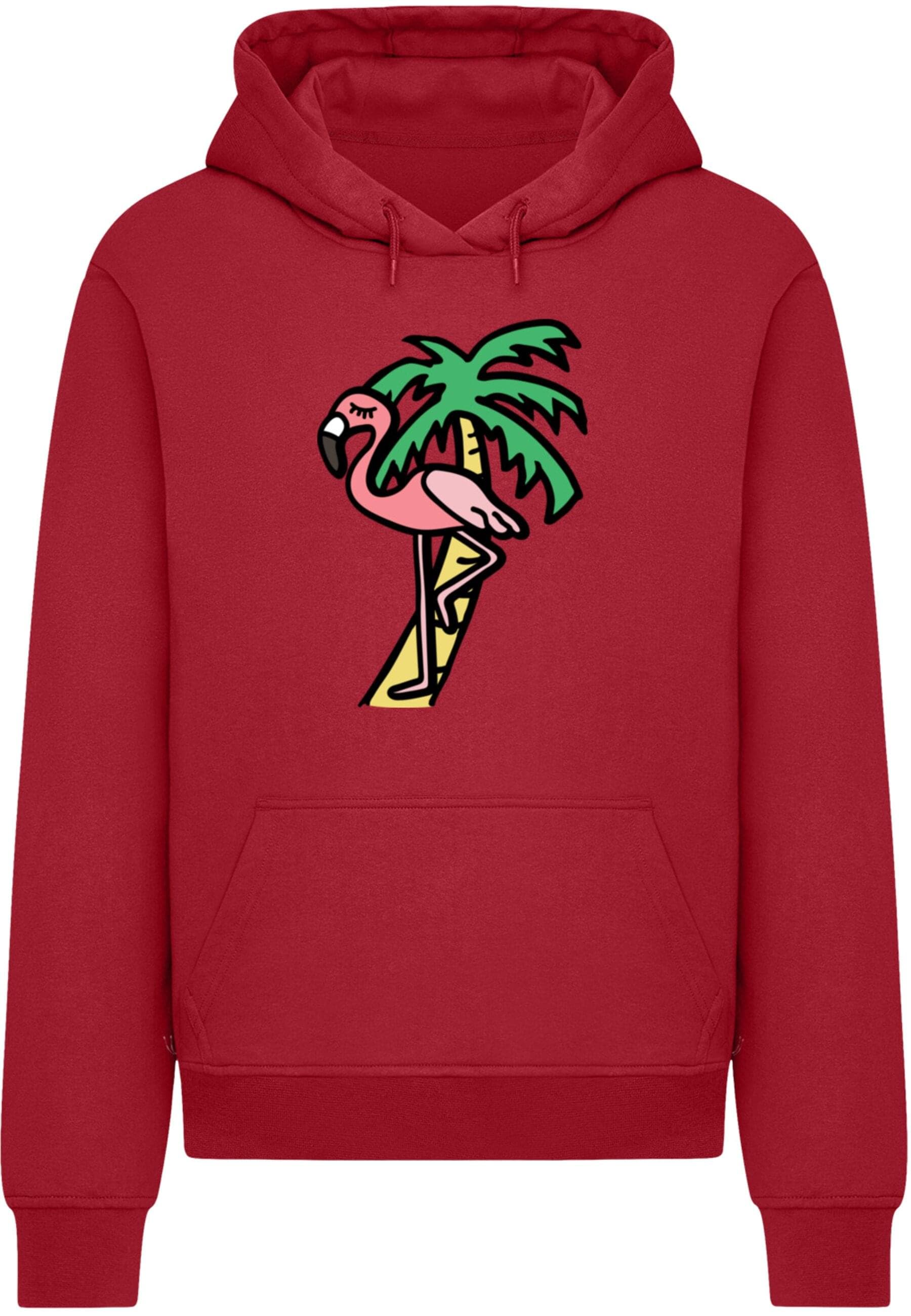 MisterTee Kapuzensweatshirt "MisterTee Flamingo Hoodie" 1 Stk. tlg. günstig online kaufen
